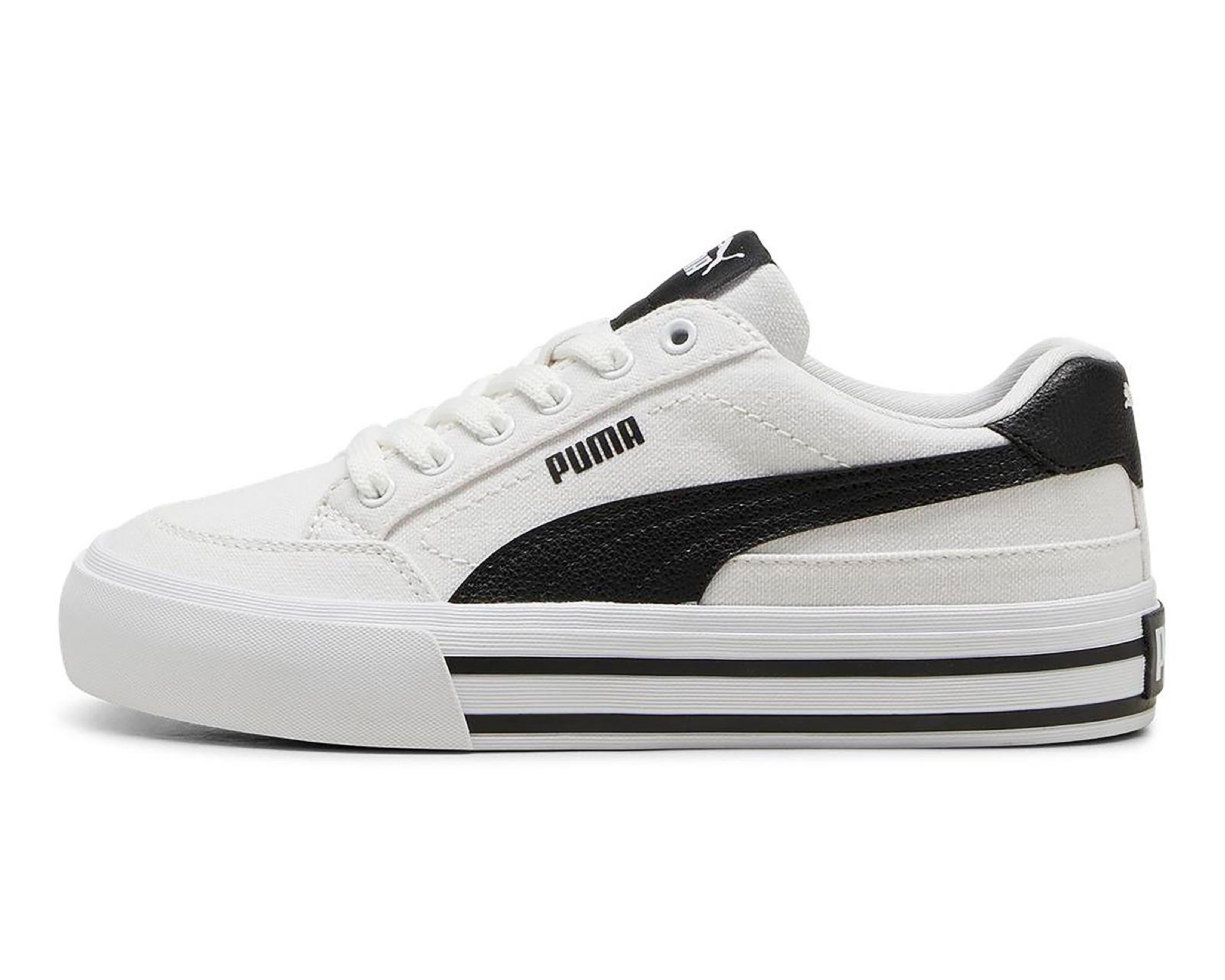Foto 5 pulgar | Tenis Puma Court Classic Vulc Formstrip Juveniles