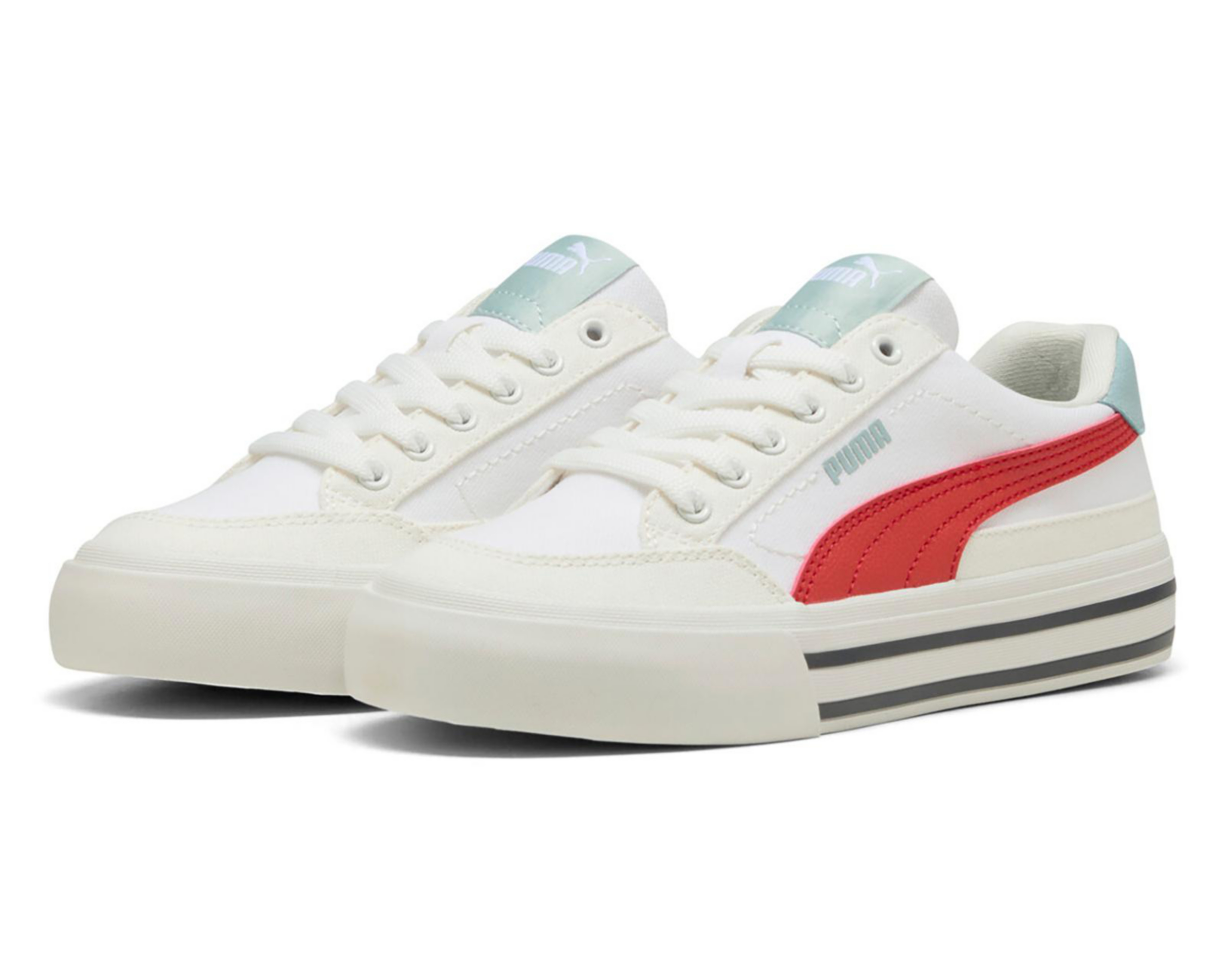 Foto 2 pulgar | Tenis Casuales Puma Court Classic Vulc FS Juveniles
