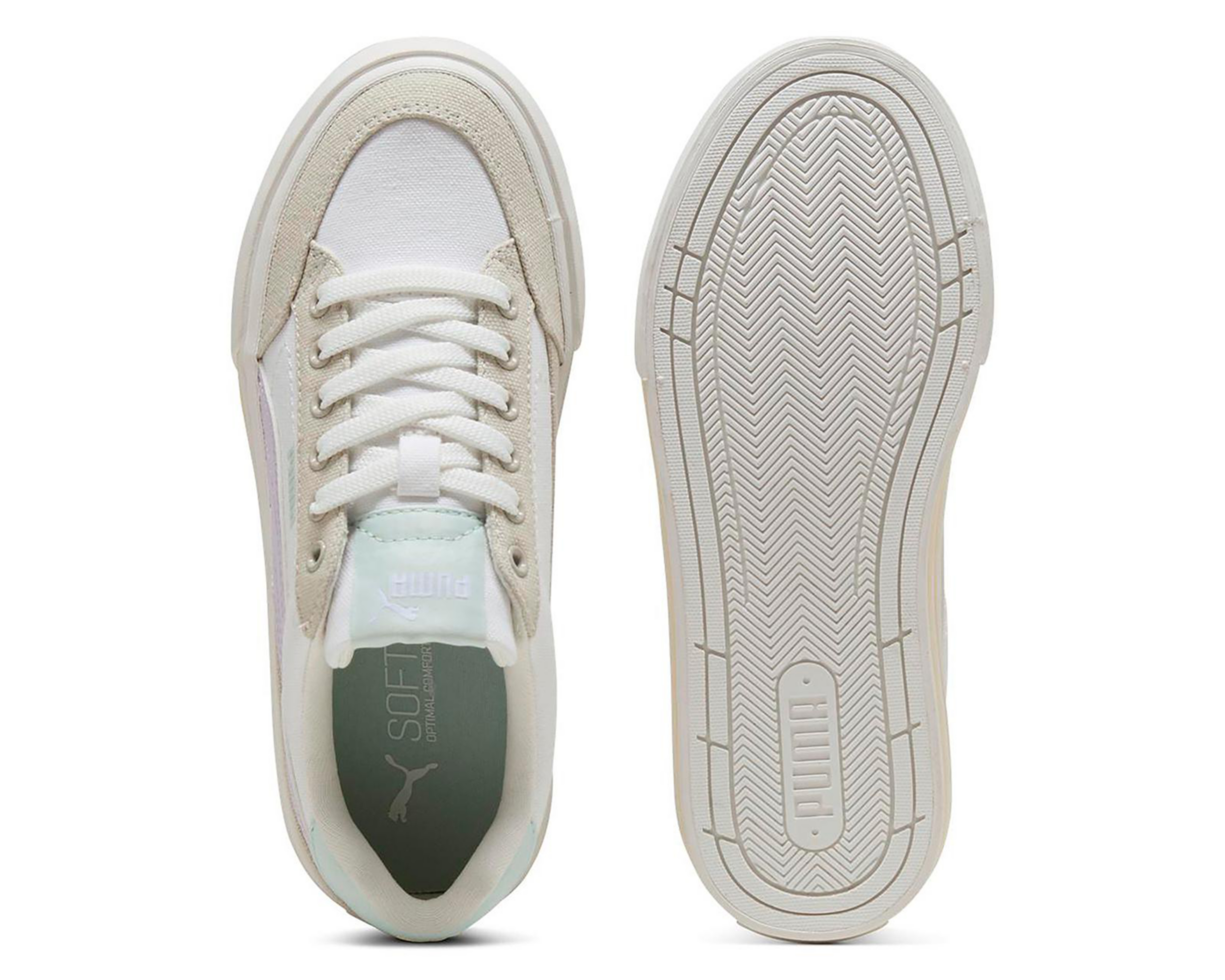 Foto 2 | Tenis Puma Court Classic Vulc Formstrip Juveniles