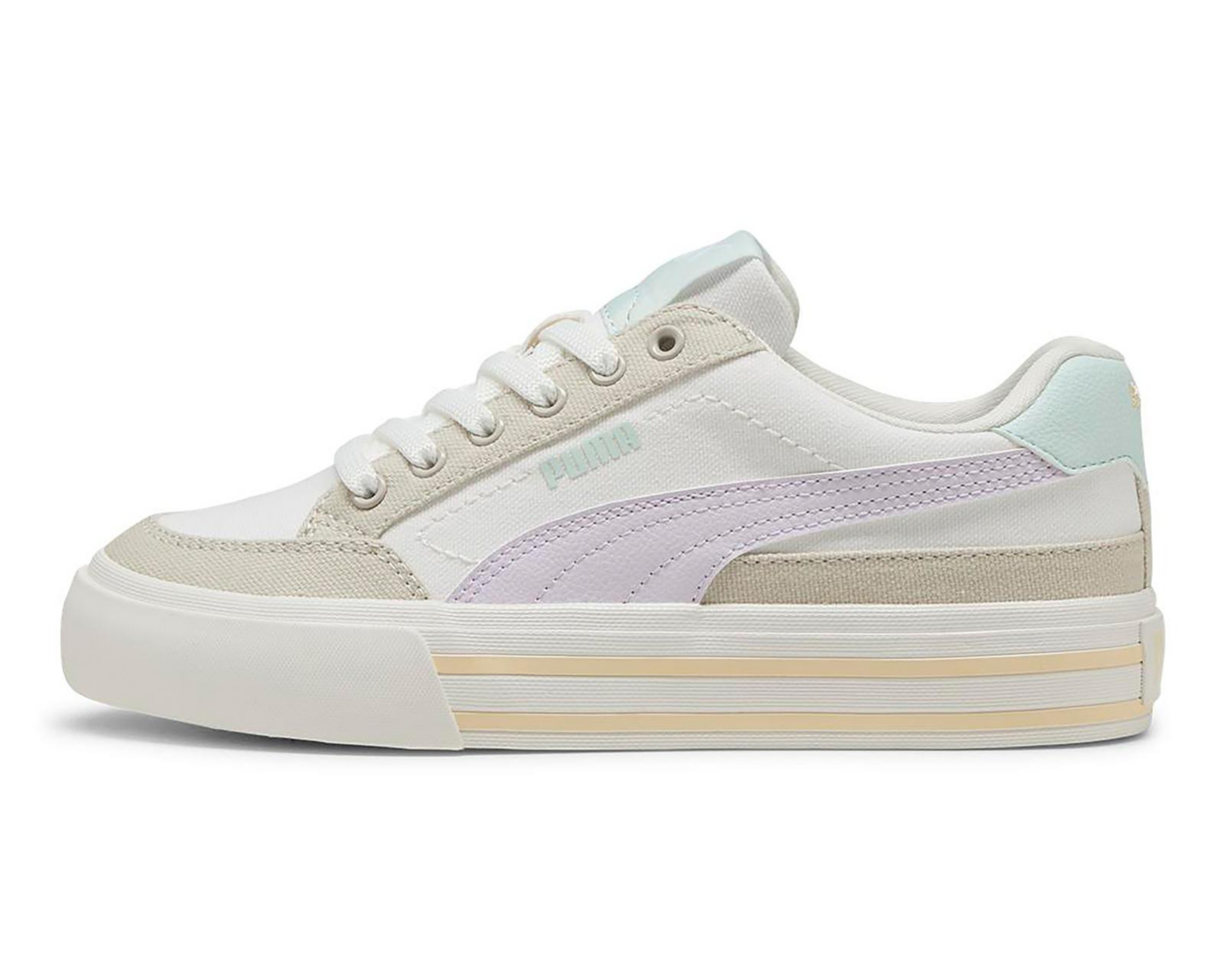 Foto 5 pulgar | Tenis Puma Court Classic Vulc Formstrip Juveniles