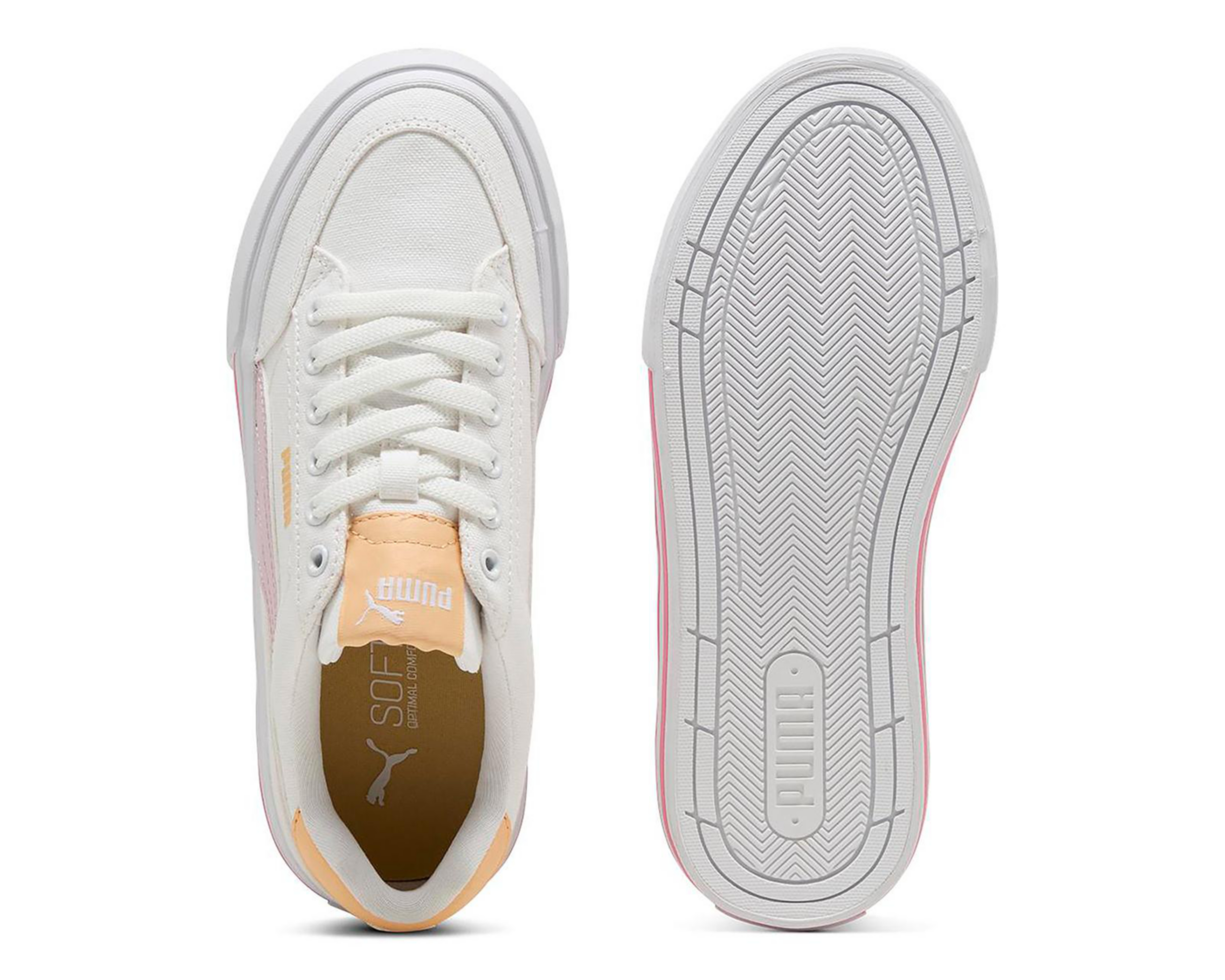 Foto 3 pulgar | Tenis Puma Court Classic Vulc Formstrip Juveniles