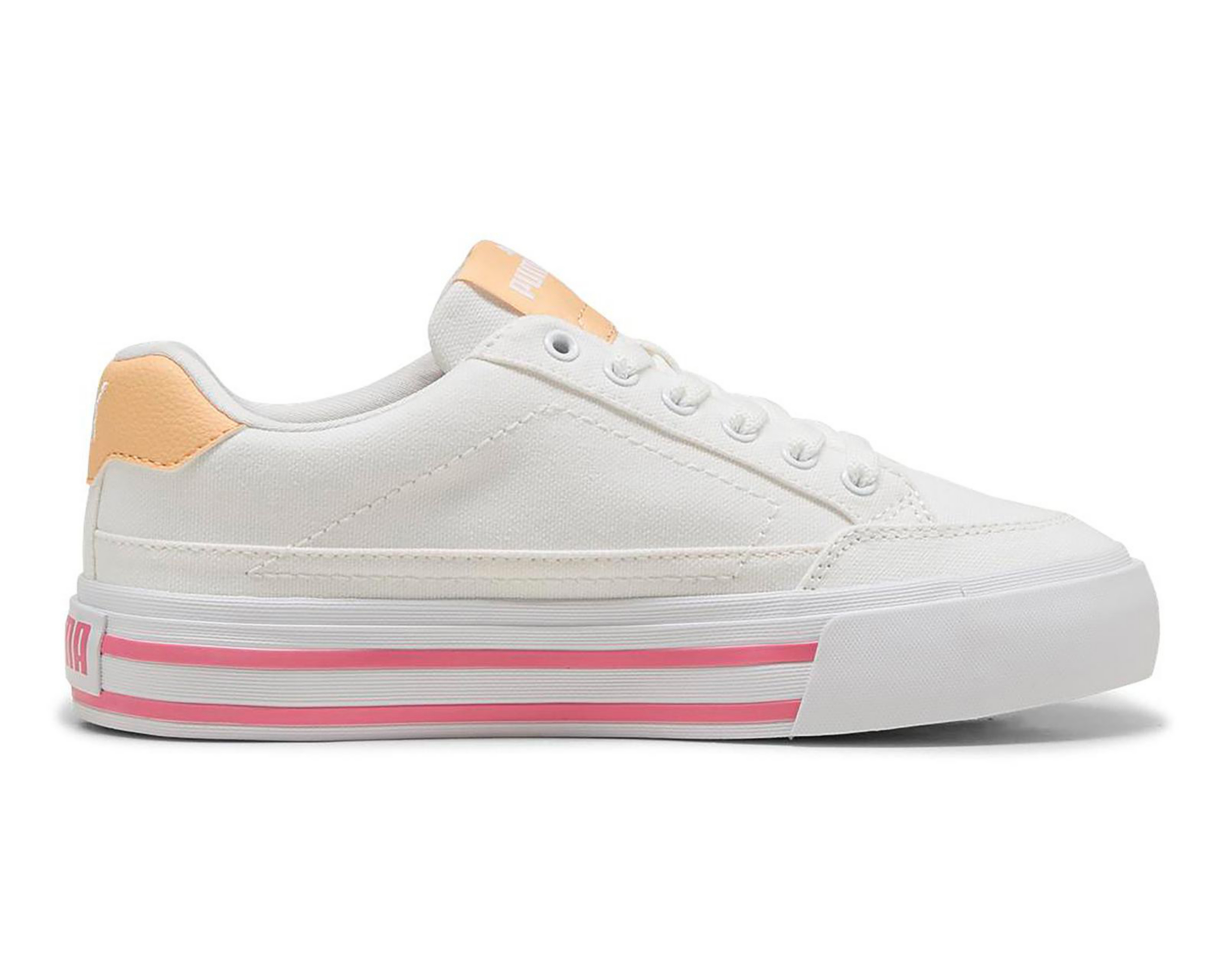 Foto 4 pulgar | Tenis Puma Court Classic Vulc Formstrip Juveniles