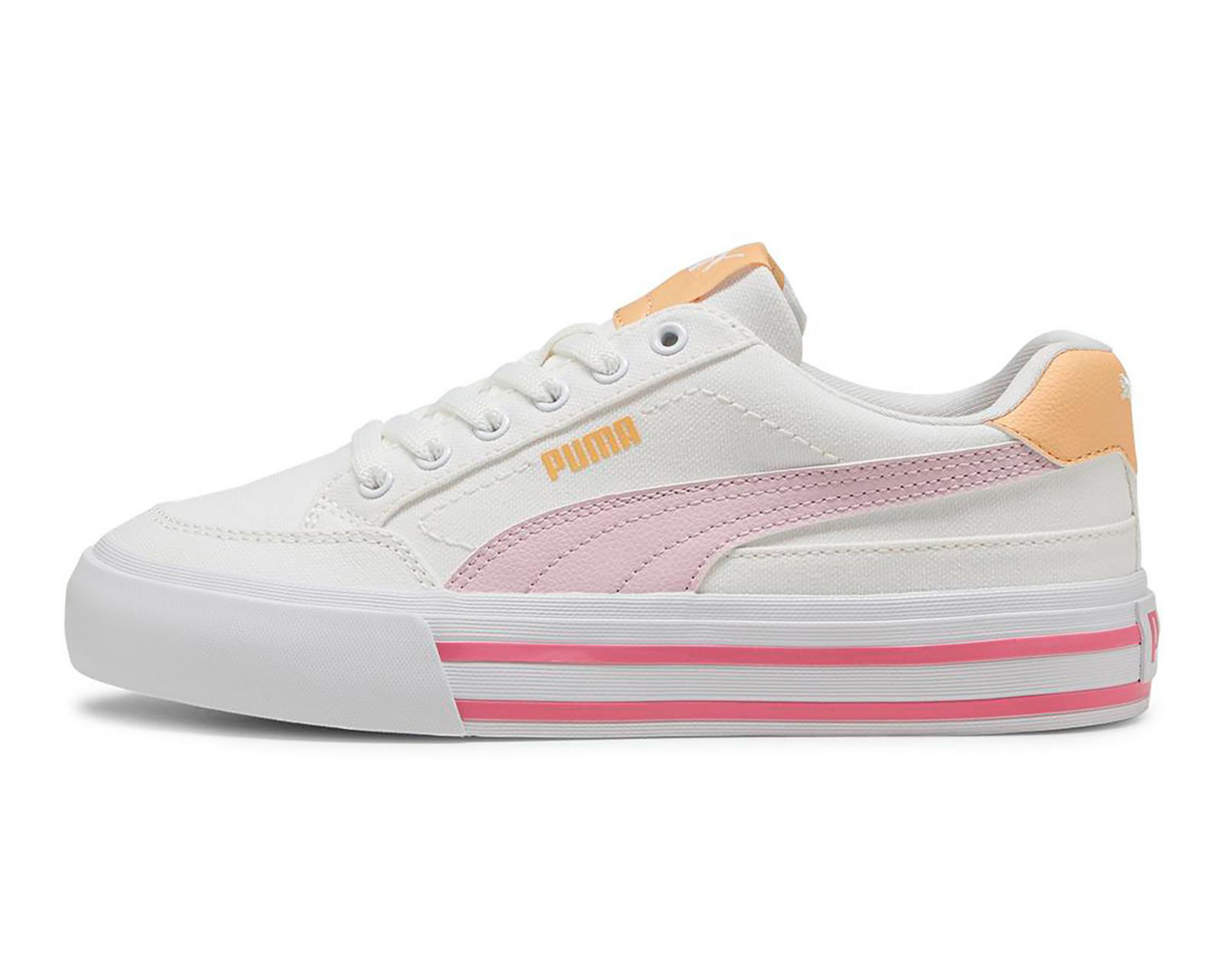 Foto 5 pulgar | Tenis Puma Court Classic Vulc Formstrip Juveniles