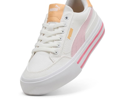 Foto 5 | Tenis Puma Court Classic Vulc Formstrip Juveniles