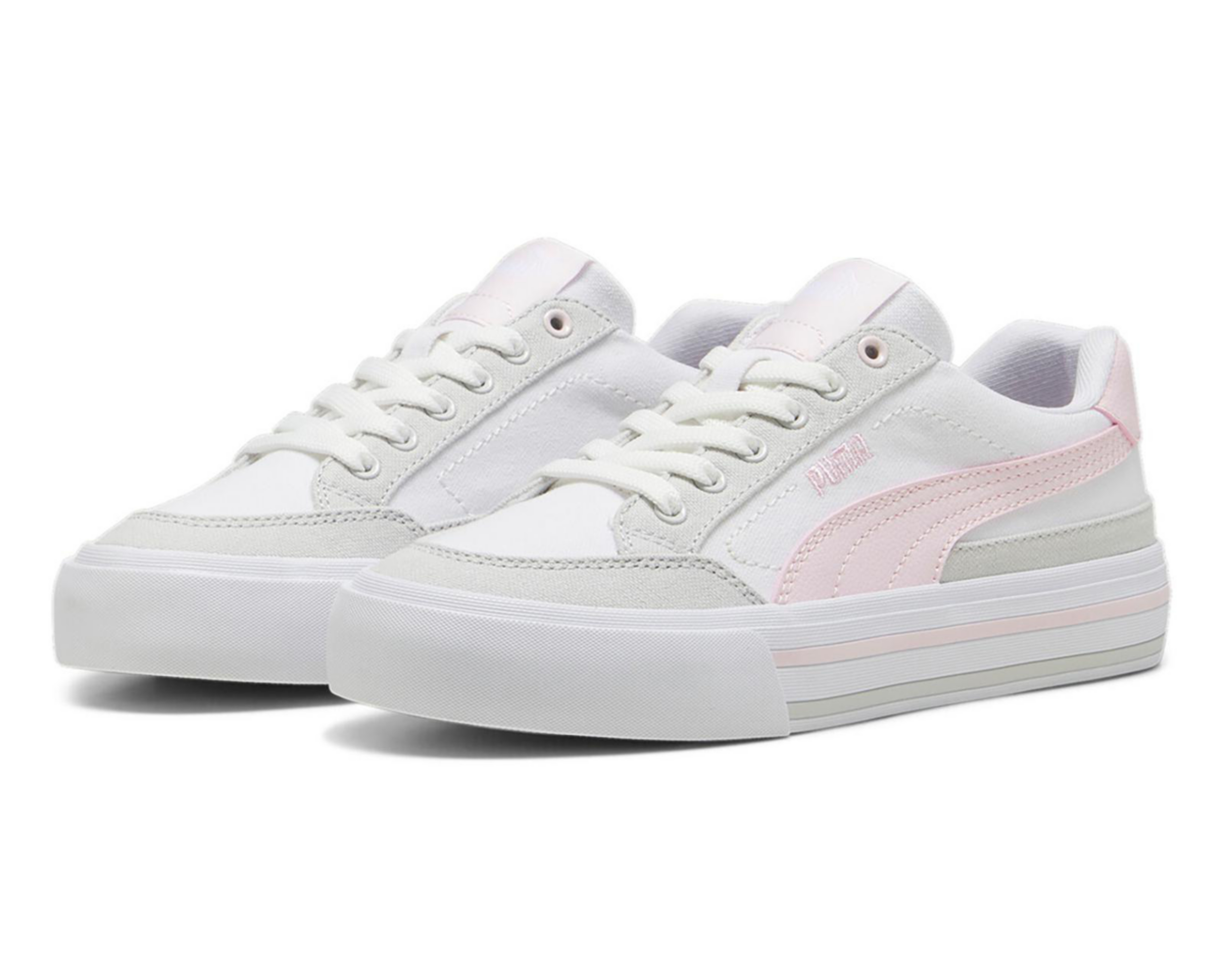 Foto 2 pulgar | Tenis Puma Court Classic Vulc Formstrip para Mujer