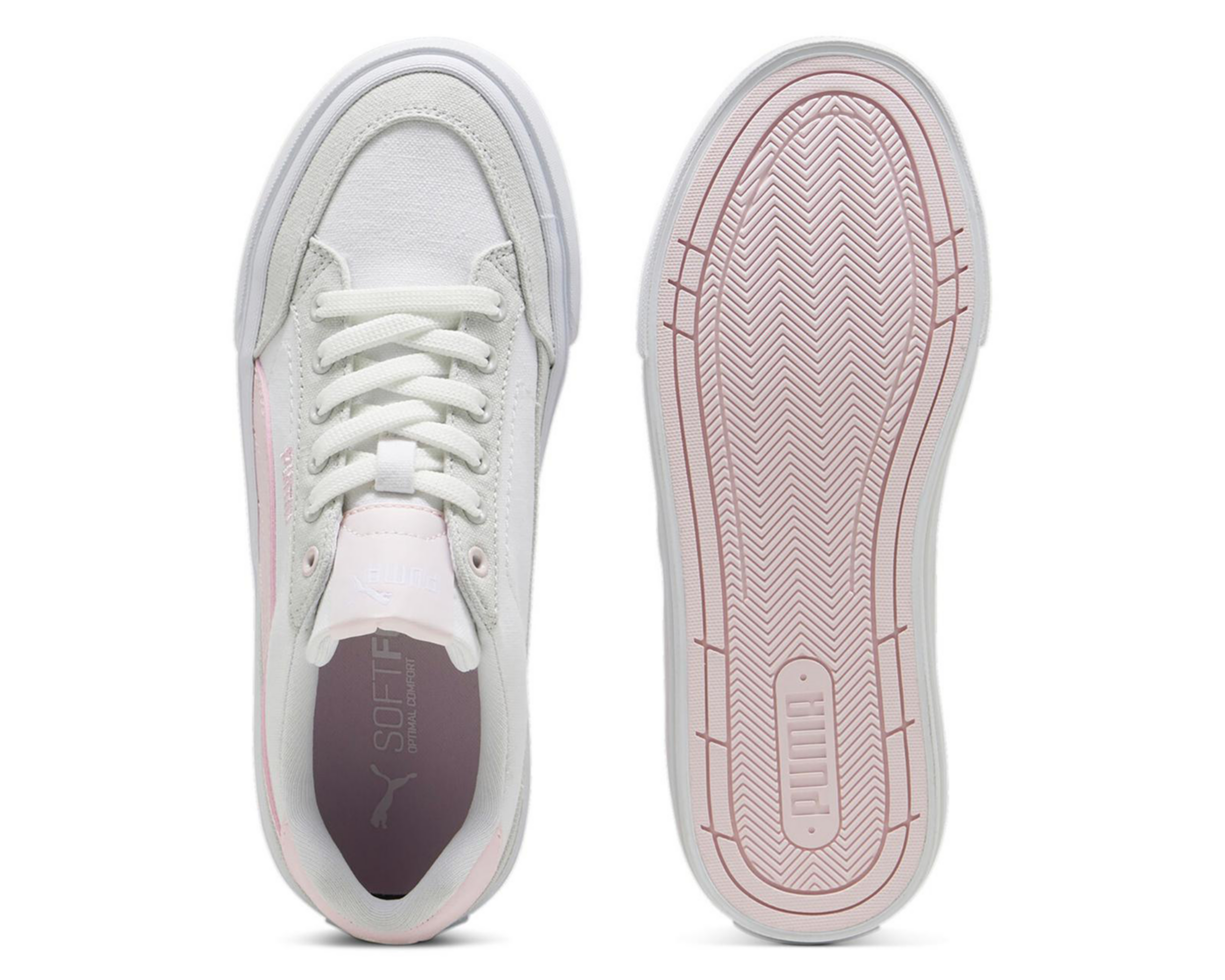 Foto 3 pulgar | Tenis Puma Court Classic Vulc Formstrip para Mujer