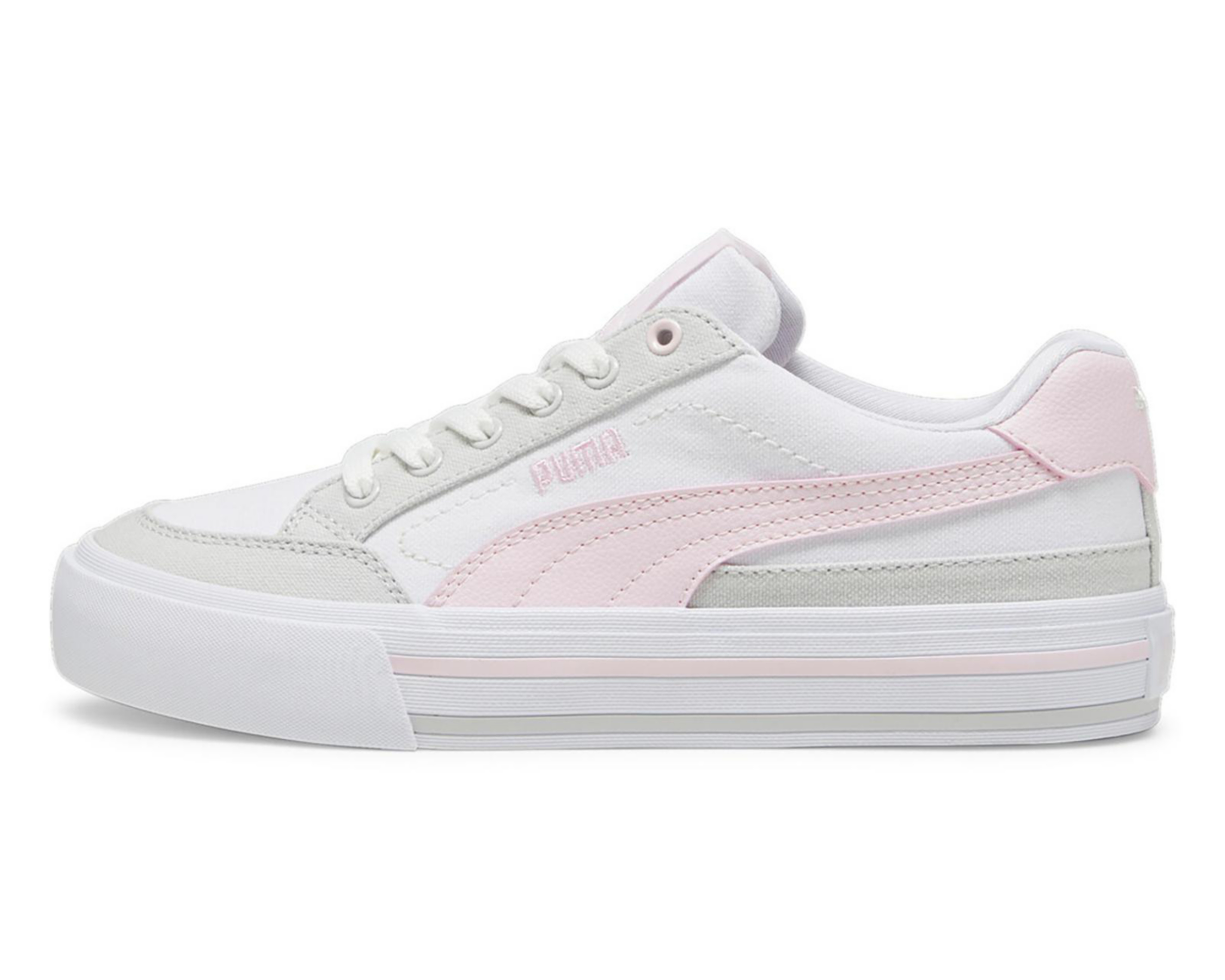 Foto 5 pulgar | Tenis Puma Court Classic Vulc Formstrip para Mujer
