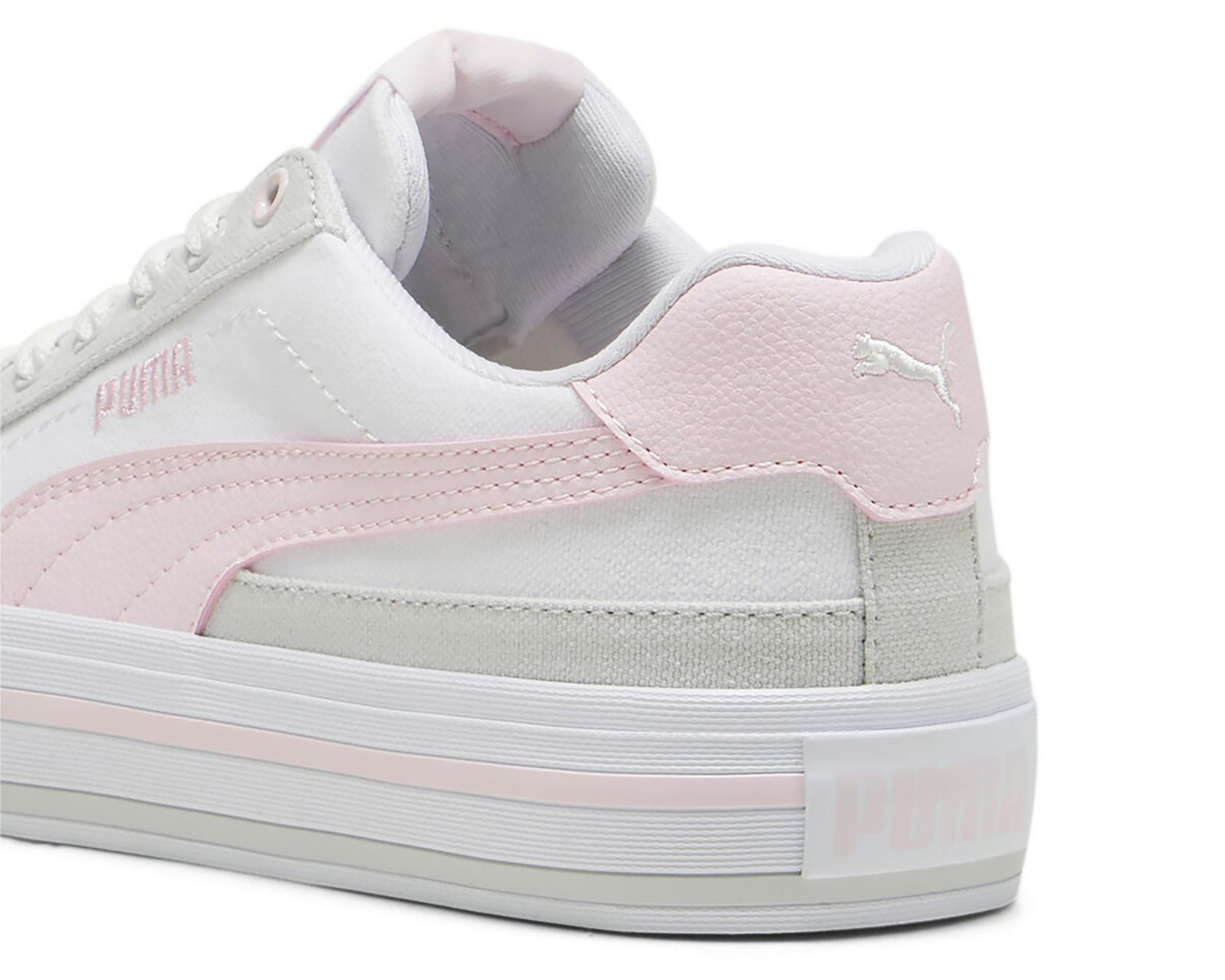 Foto 7 pulgar | Tenis Puma Court Classic Vulc Formstrip para Mujer