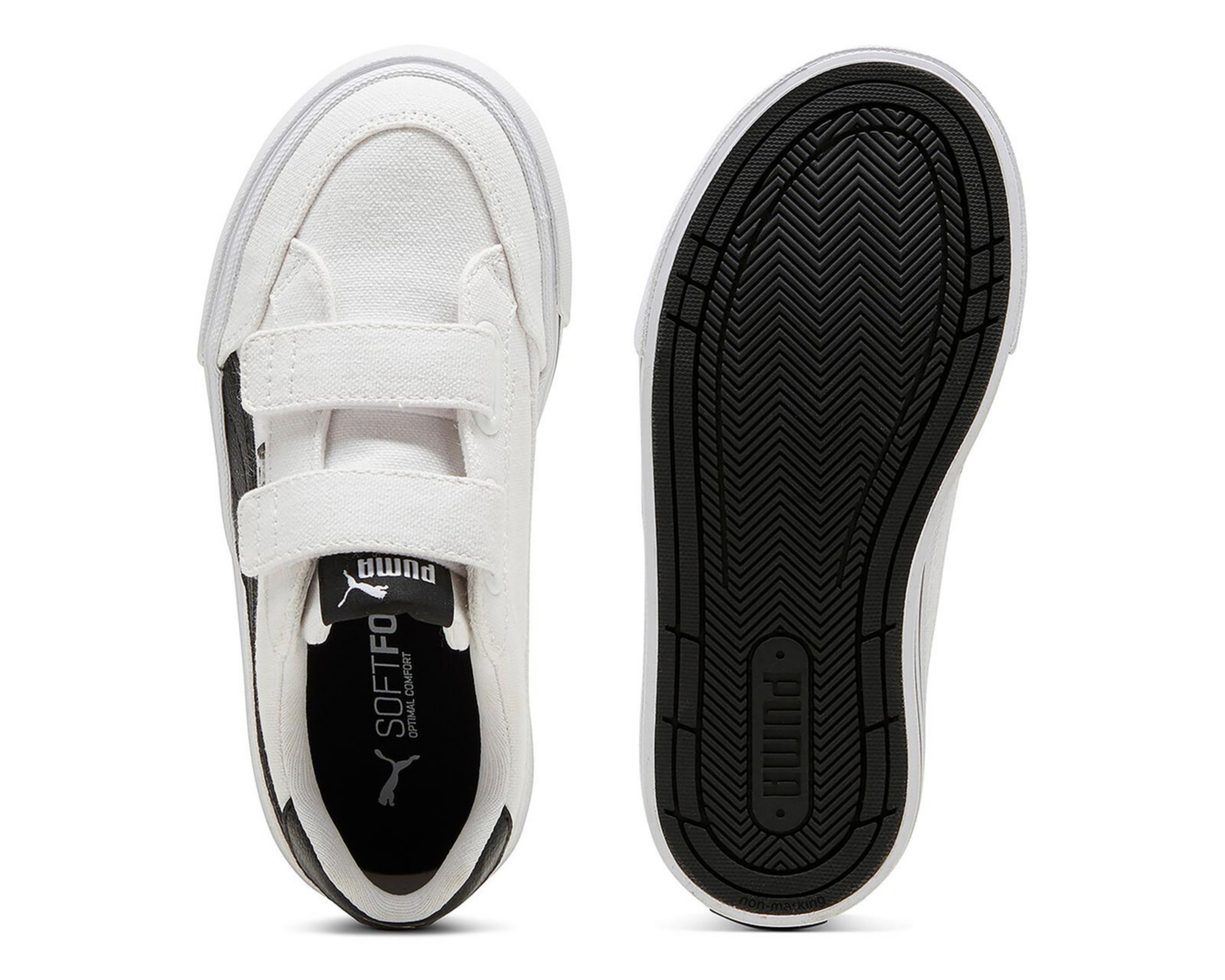 Foto 2 | Tenis Puma Court Classic Vulc Formstrip para Niño