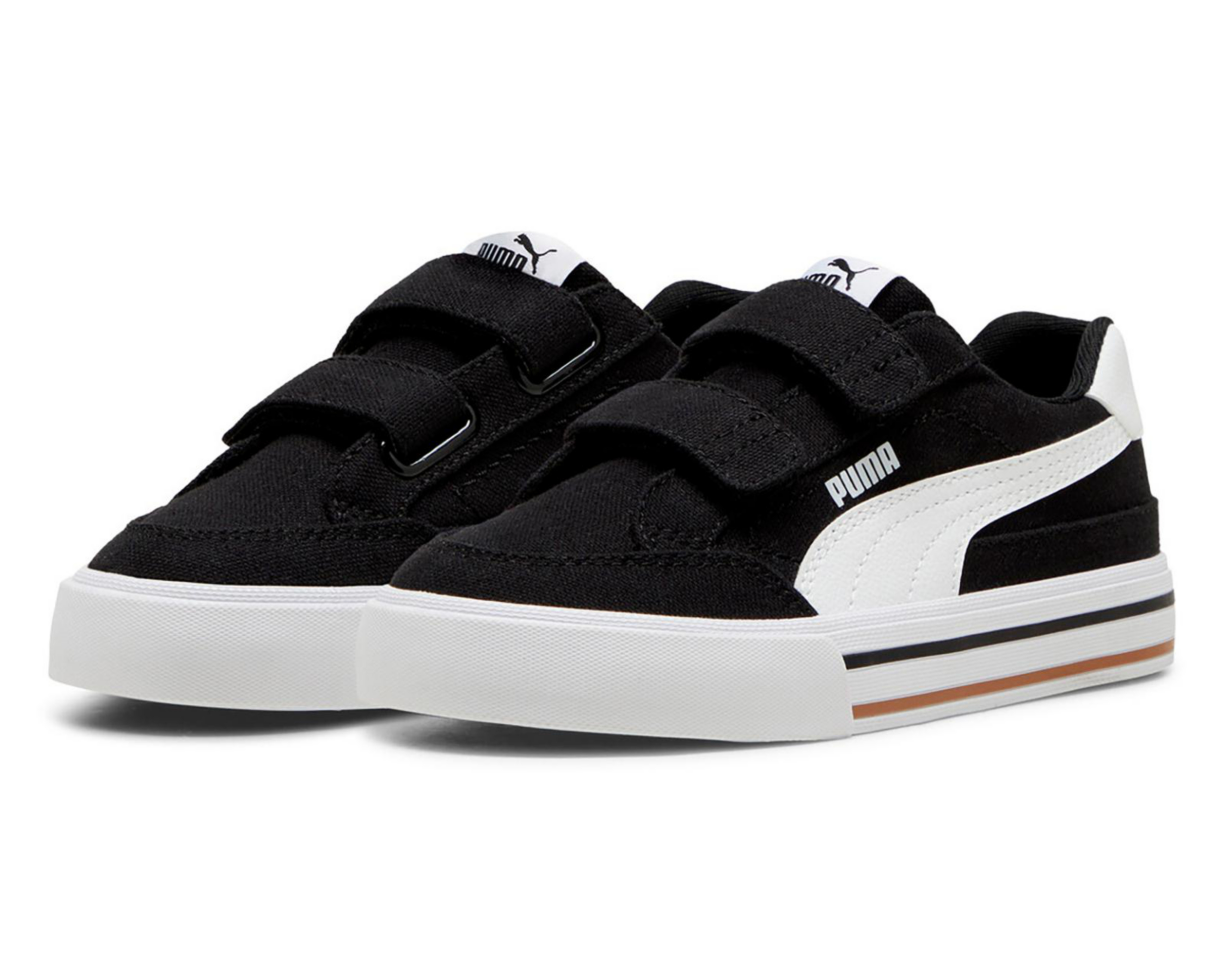 Foto 2 pulgar | Tenis Puma Court Classic Vulc Formstrip para Niño