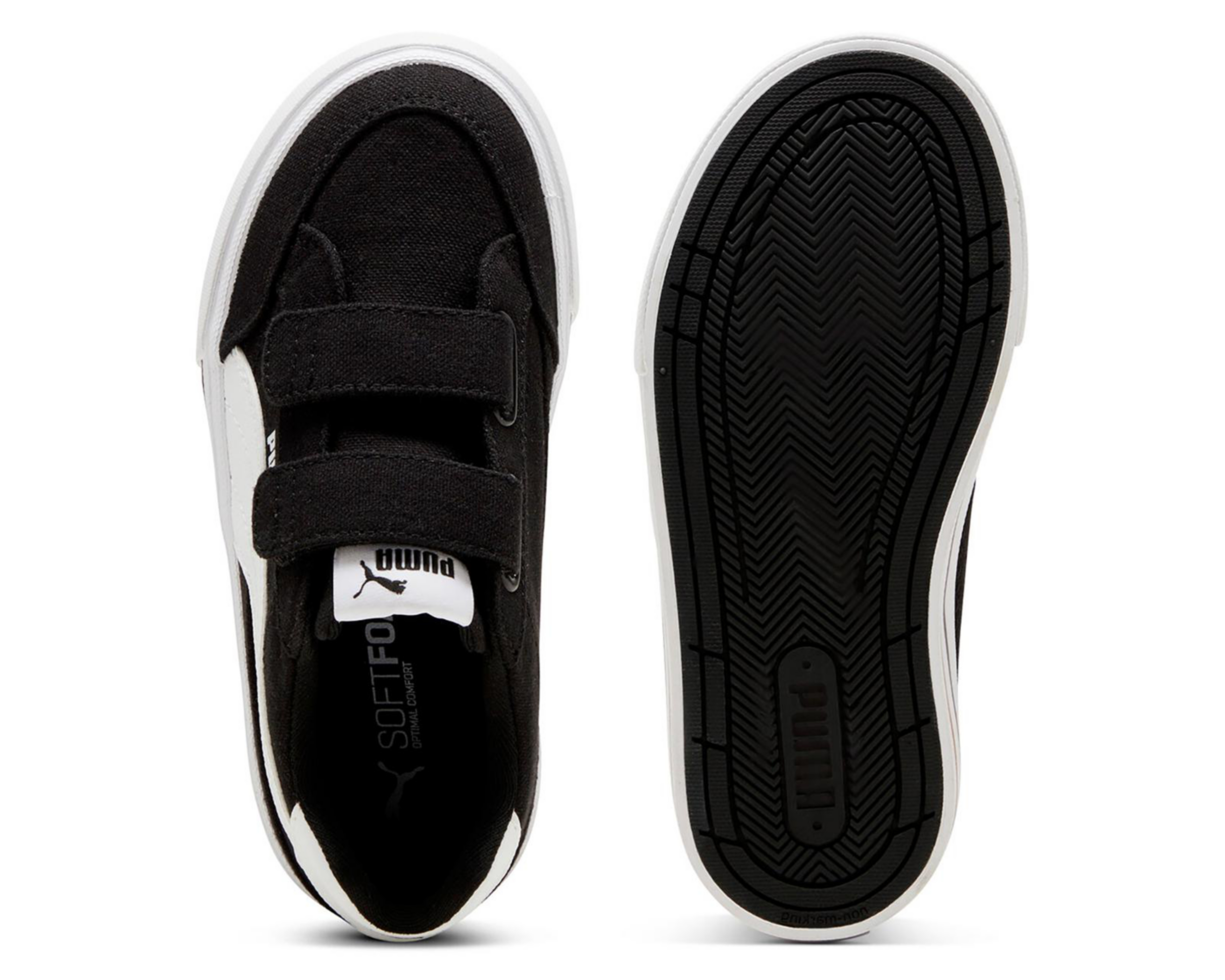 Foto 2 | Tenis Puma Court Classic Vulc Formstrip para Niño