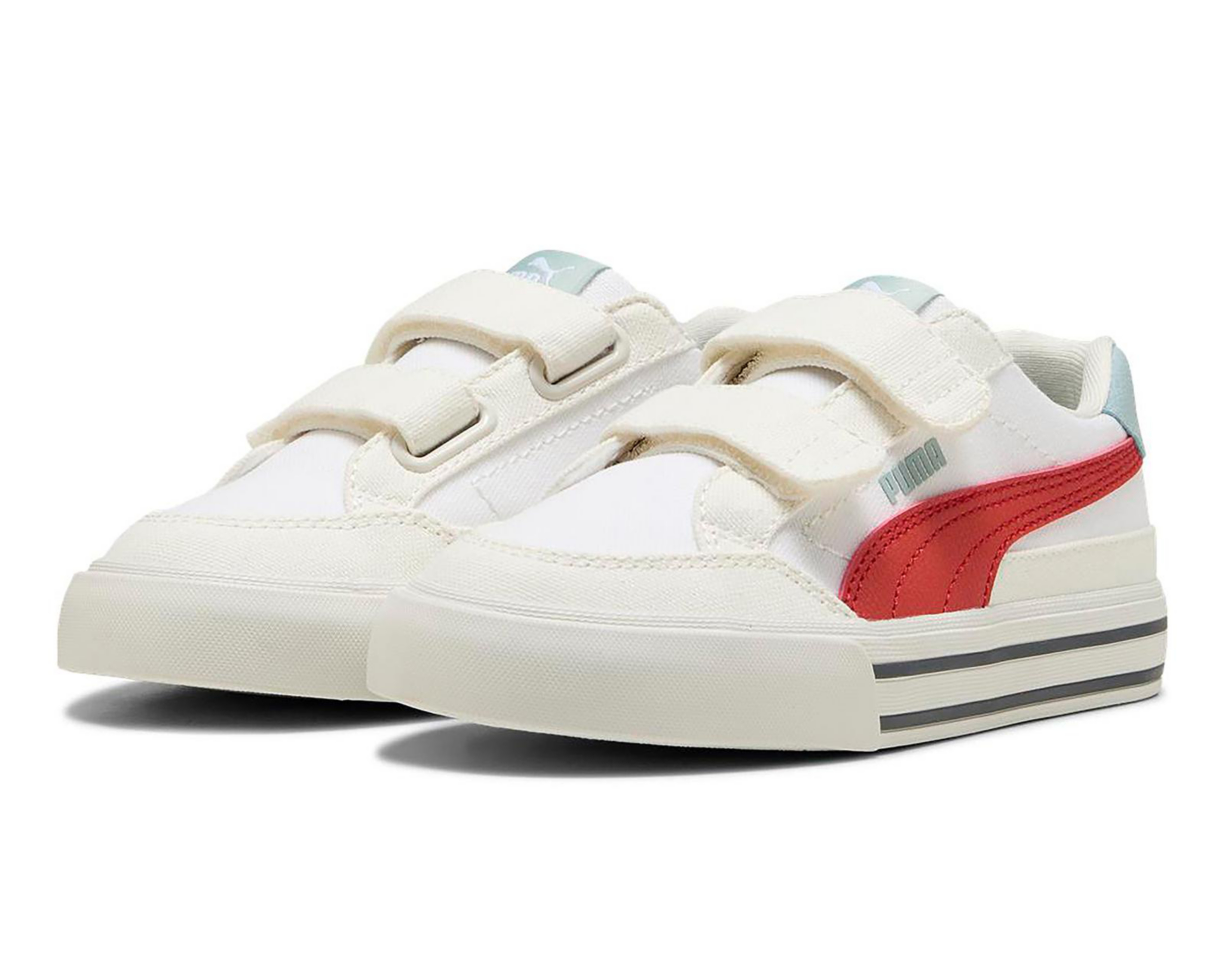 Foto 2 pulgar | Tenis Puma Court Classic Vulc Formstrip para Niño