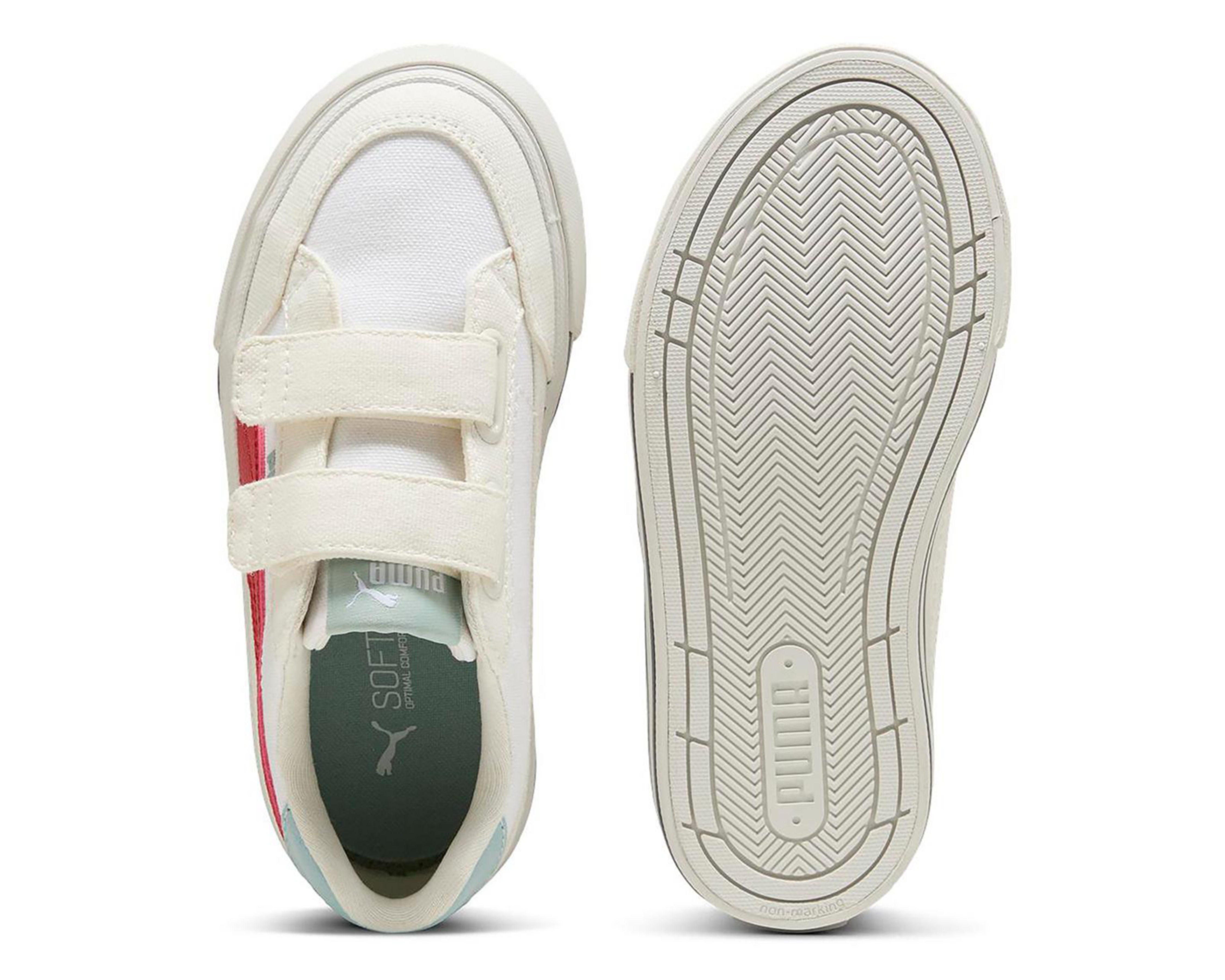 Foto 3 pulgar | Tenis Puma Court Classic Vulc Formstrip para Niño