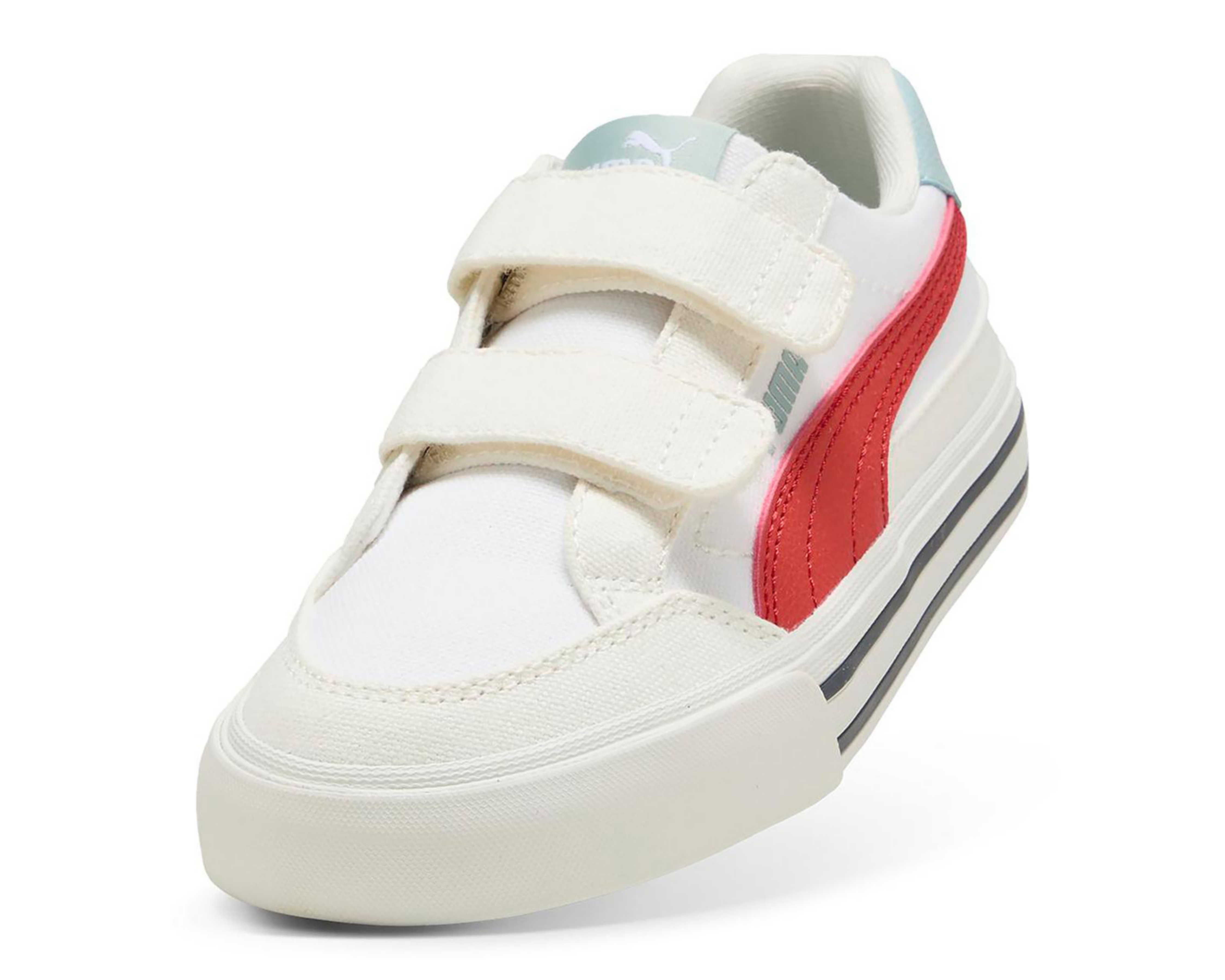 Foto 6 pulgar | Tenis Puma Court Classic Vulc Formstrip para Niño