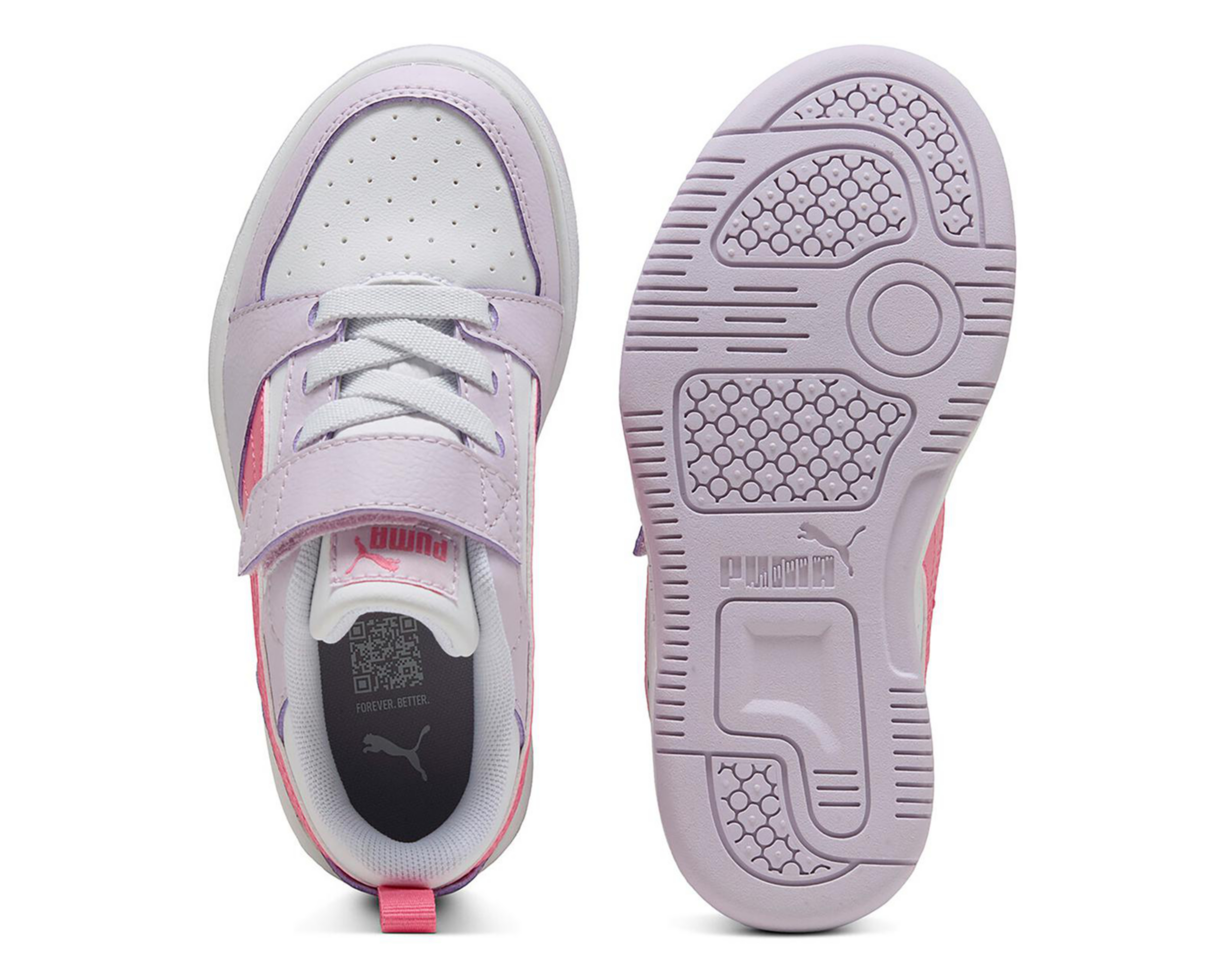 Foto 2 | Tenis Puma Rebound V6 Lo para Niña