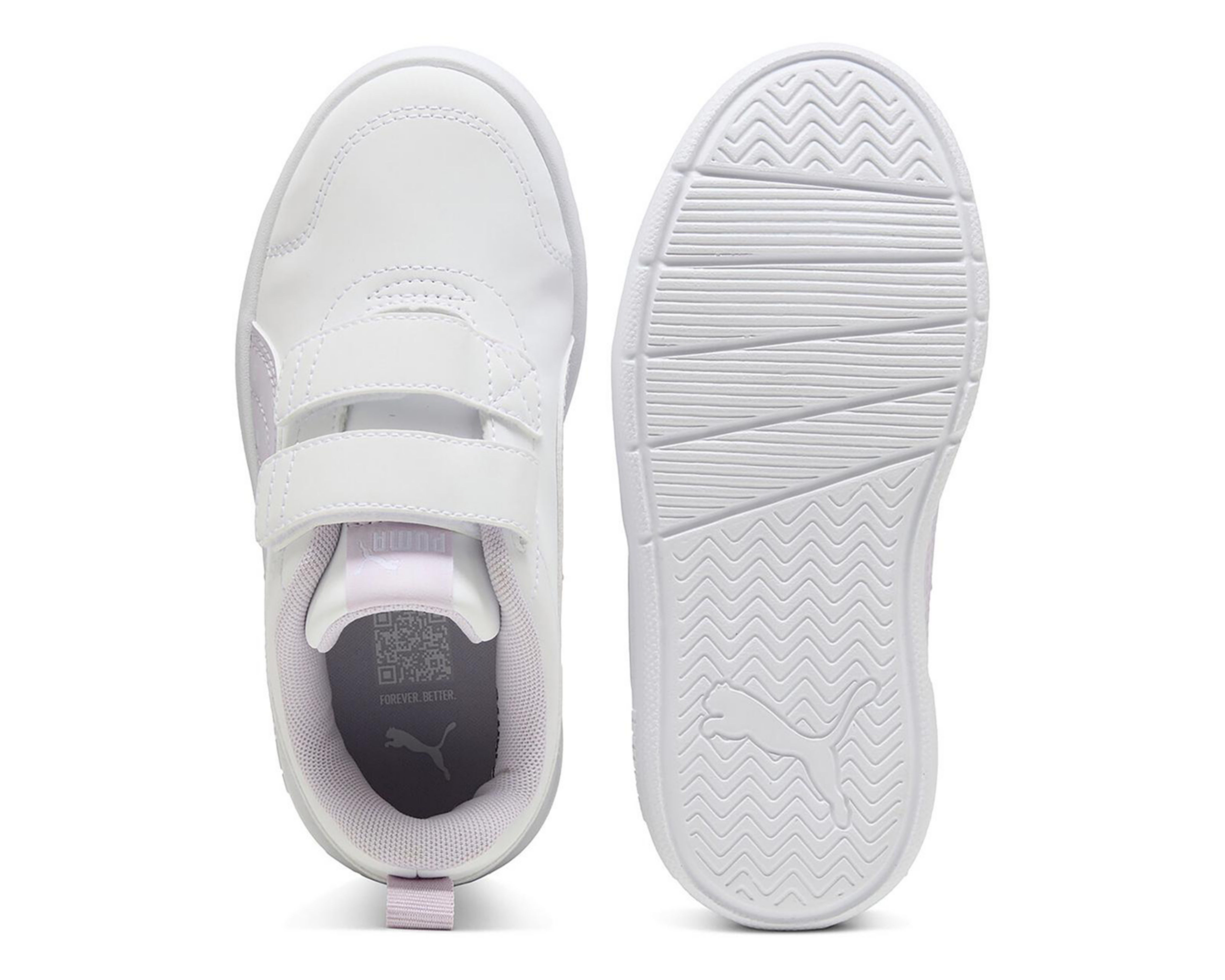 Foto 3 pulgar | Tenis Puma Courtflex V3 Dotty V para Niña