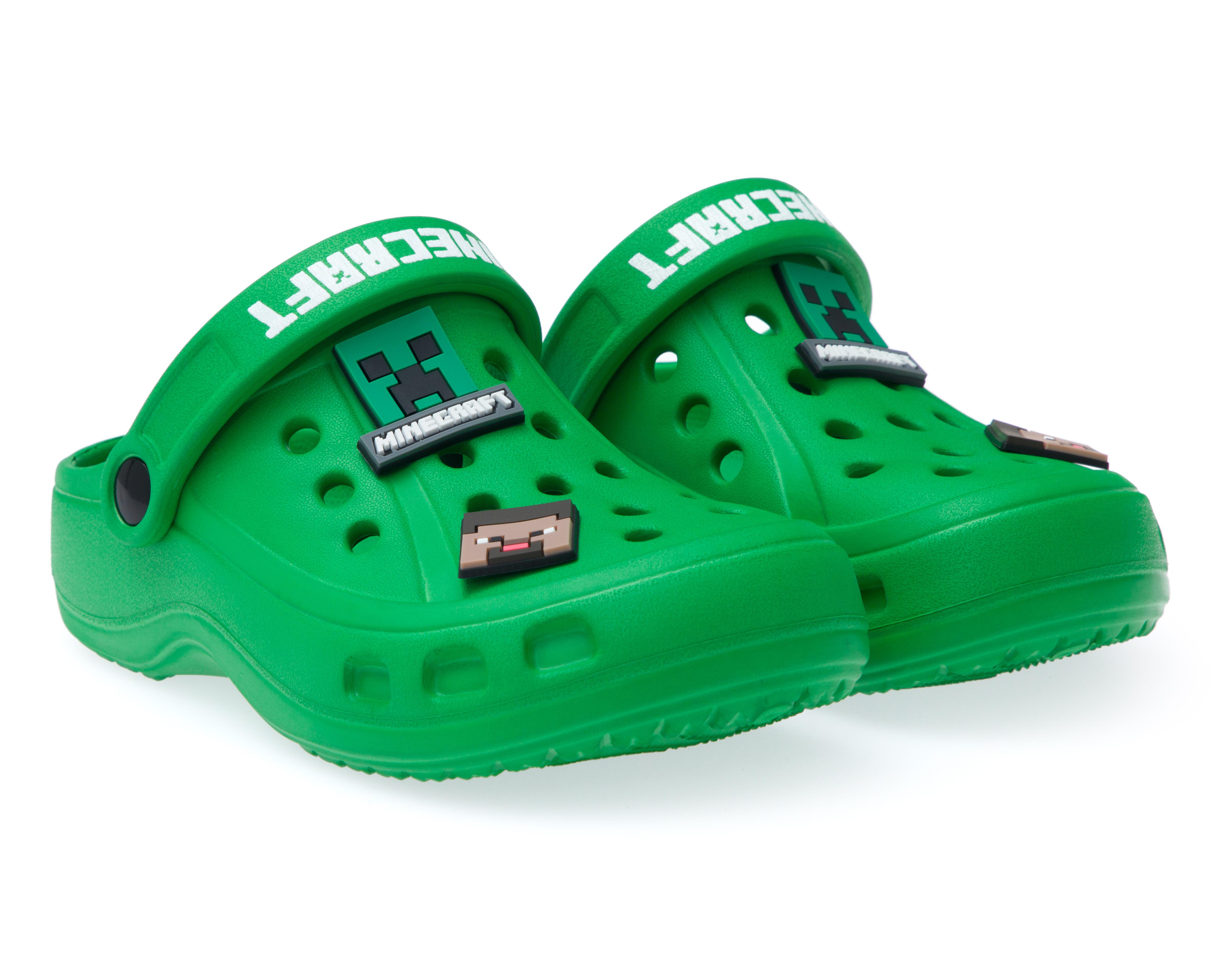 Foto 2 pulgar | Sandalias de Playa Minecraft para Niño