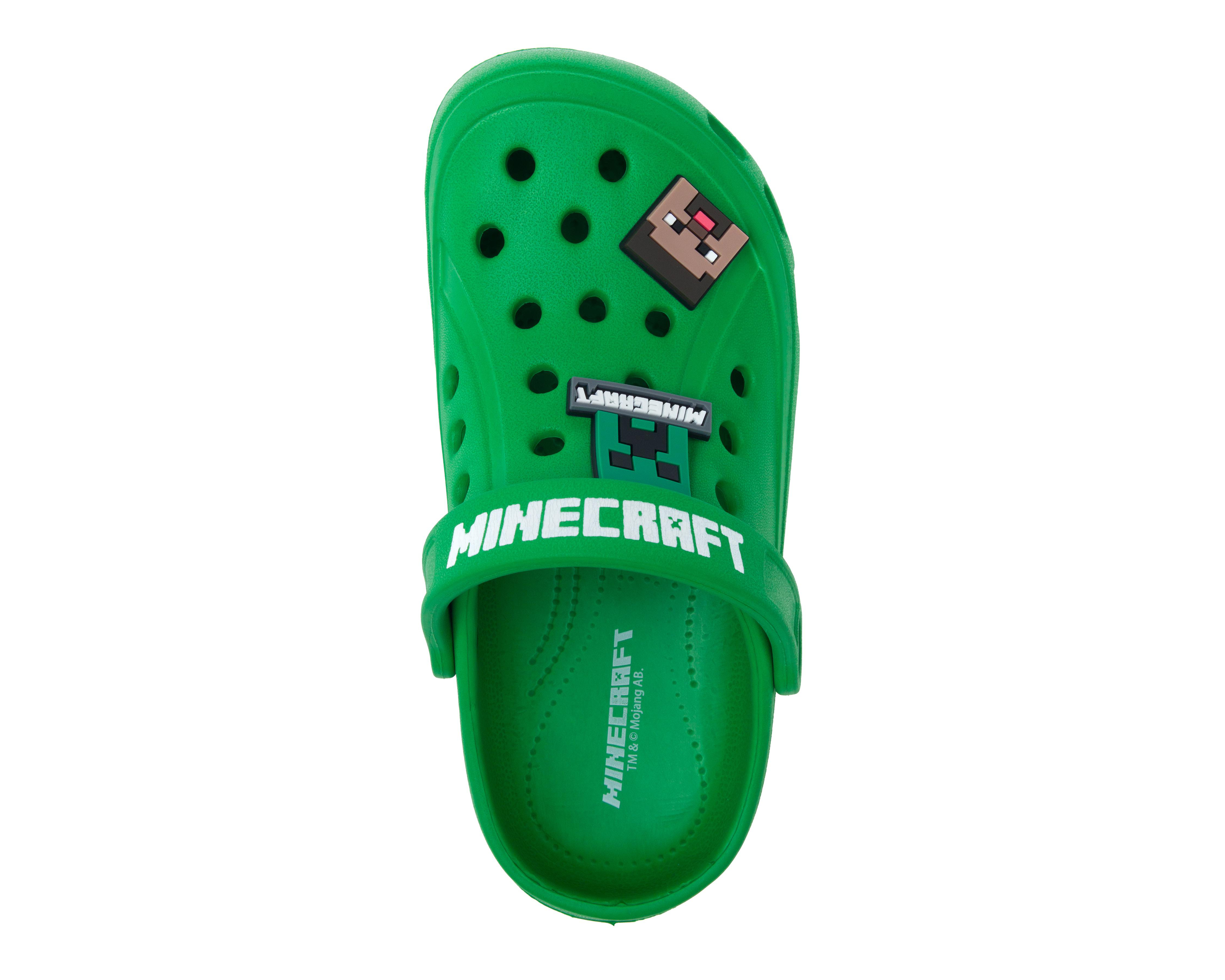 Foto 6 pulgar | Sandalias de Playa Minecraft para Niño