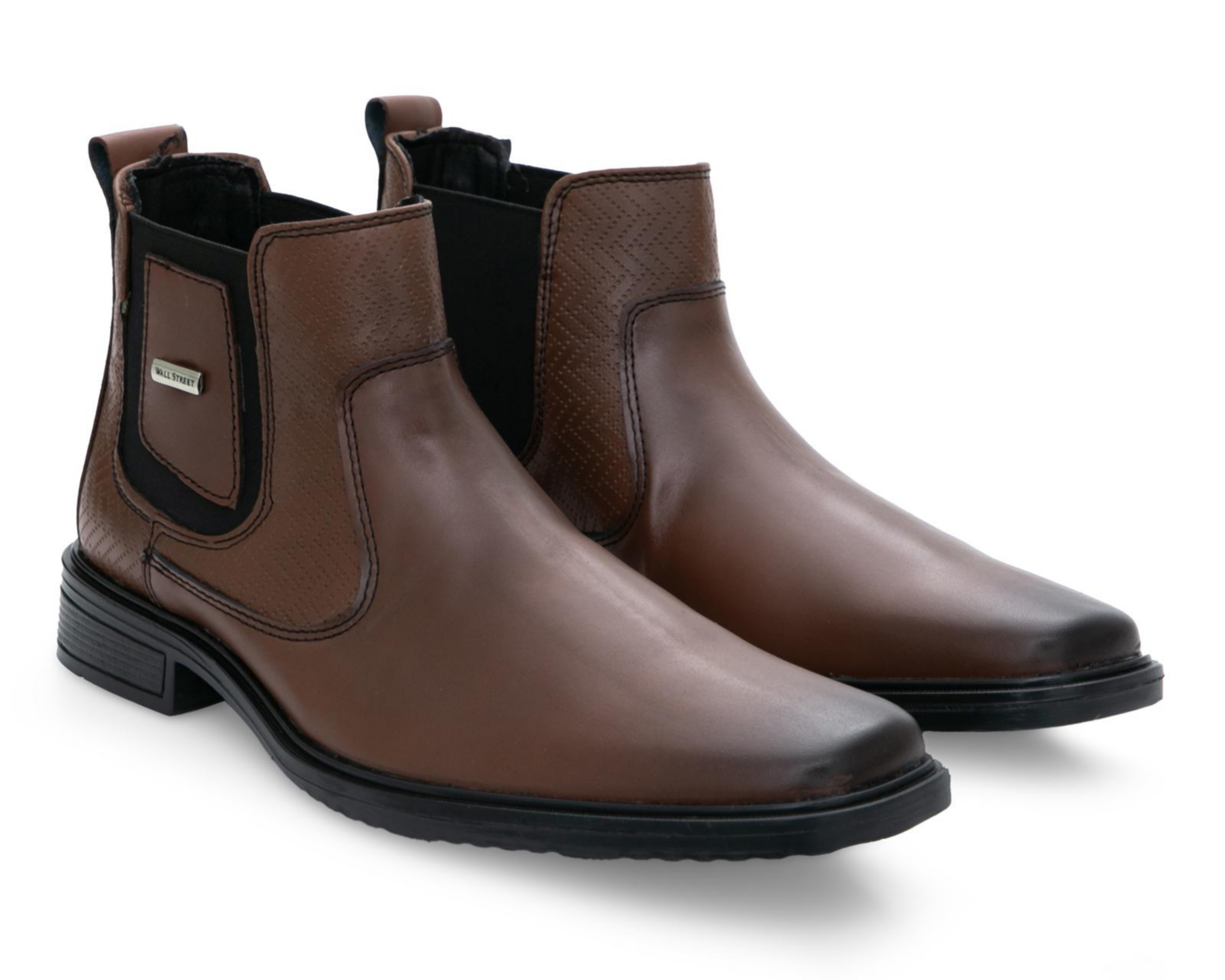 Foto 2 pulgar | Botas Casuales Wall Street de Piel para Hombre