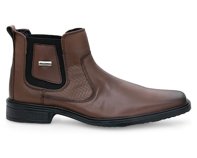 Foto 2 | Botas Casuales Wall Street de Piel para Hombre
