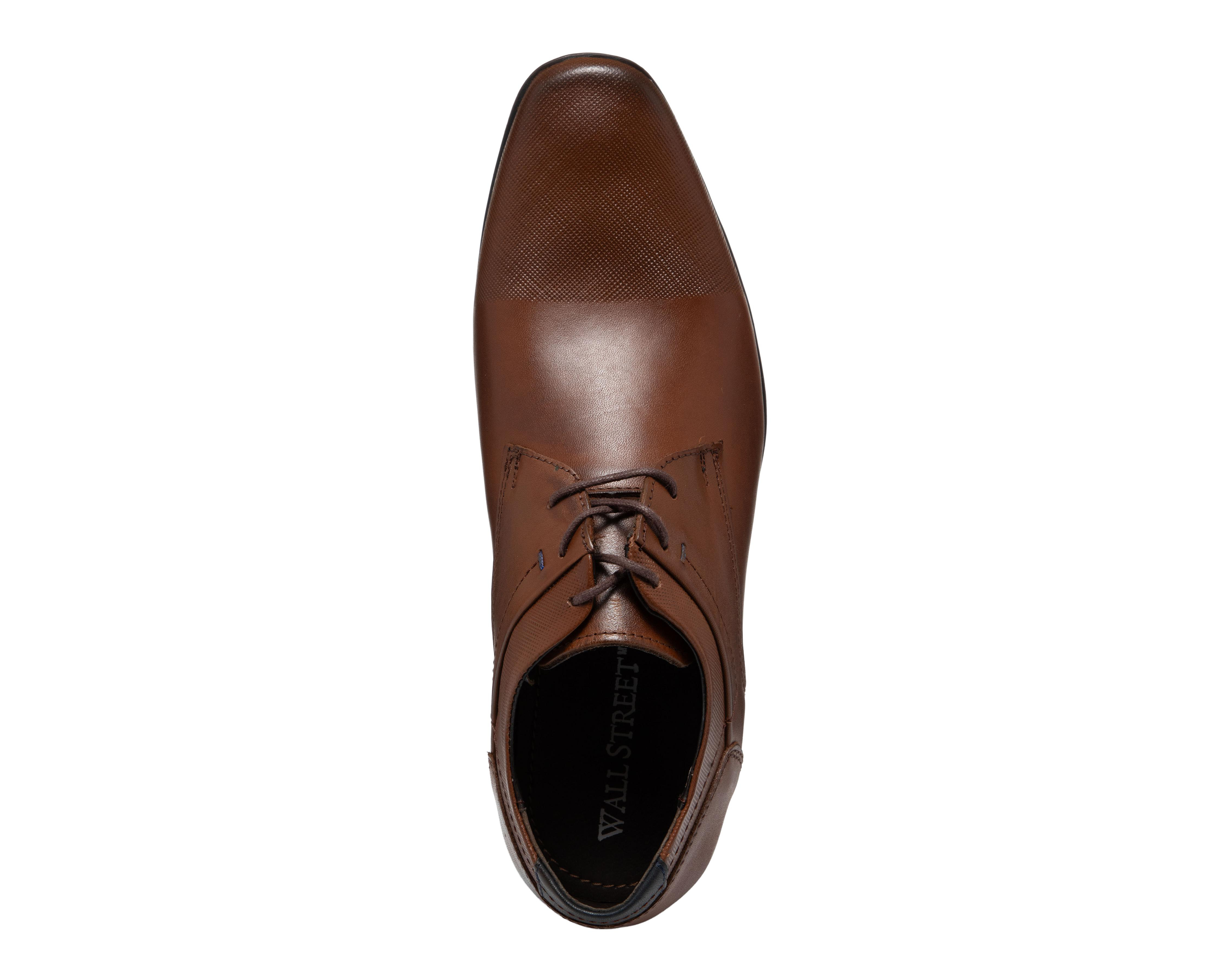 Foto 6 pulgar | Zapatos de Vestir Wall Street de Piel para Hombre