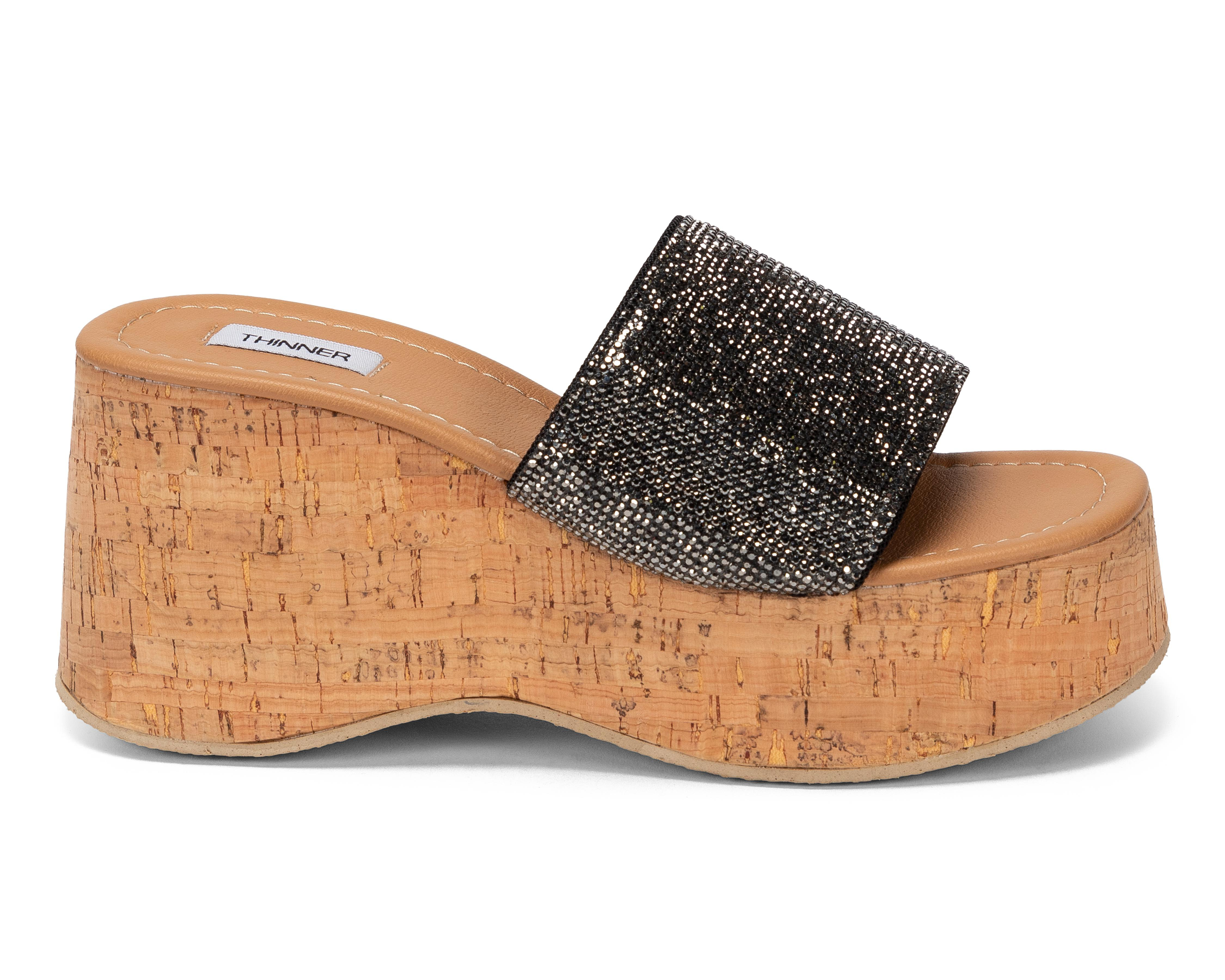 Foto 2 | Sandalias Casuales Thinner para Mujer
