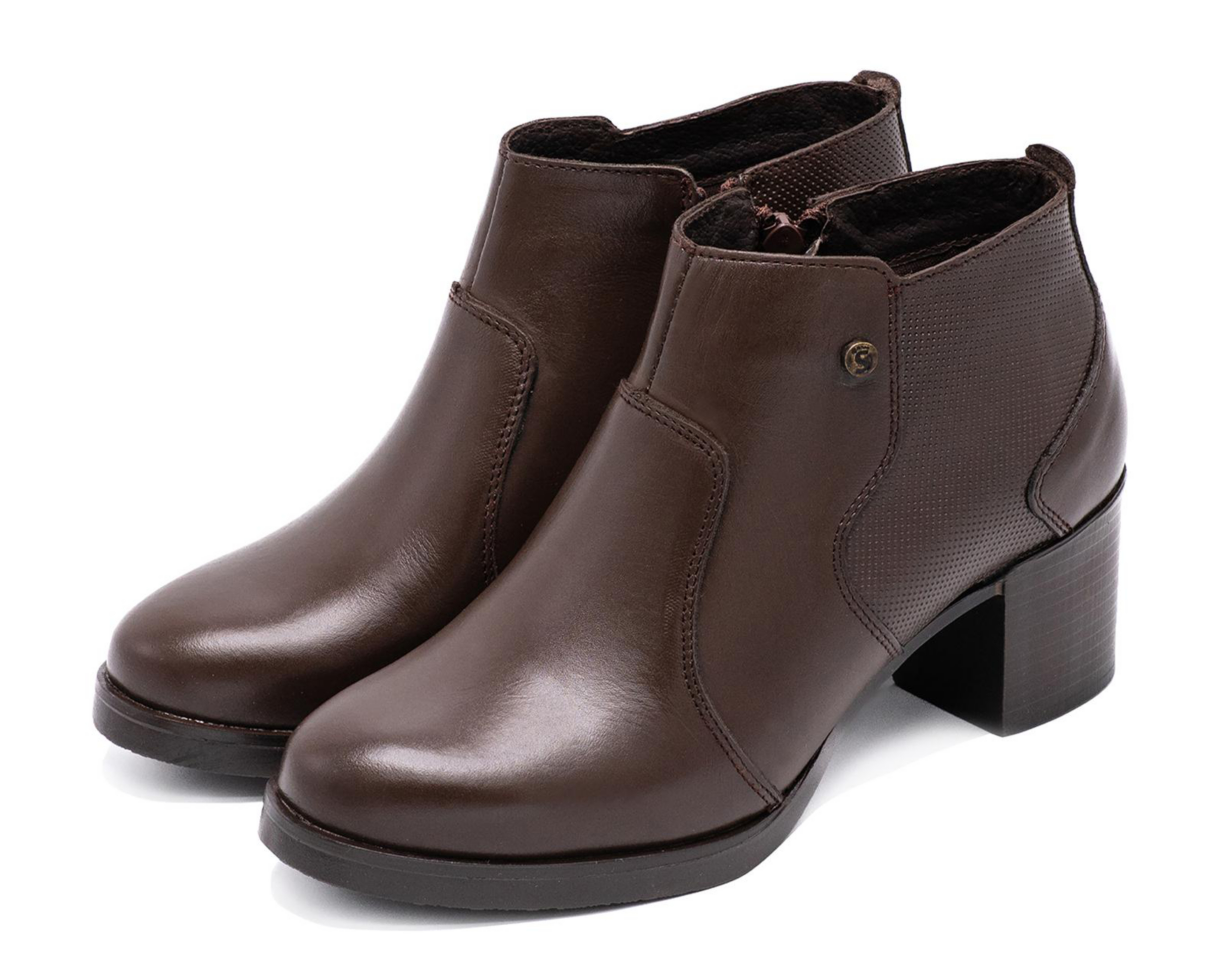 Botas Confort Sensipie de Piel para Mujer