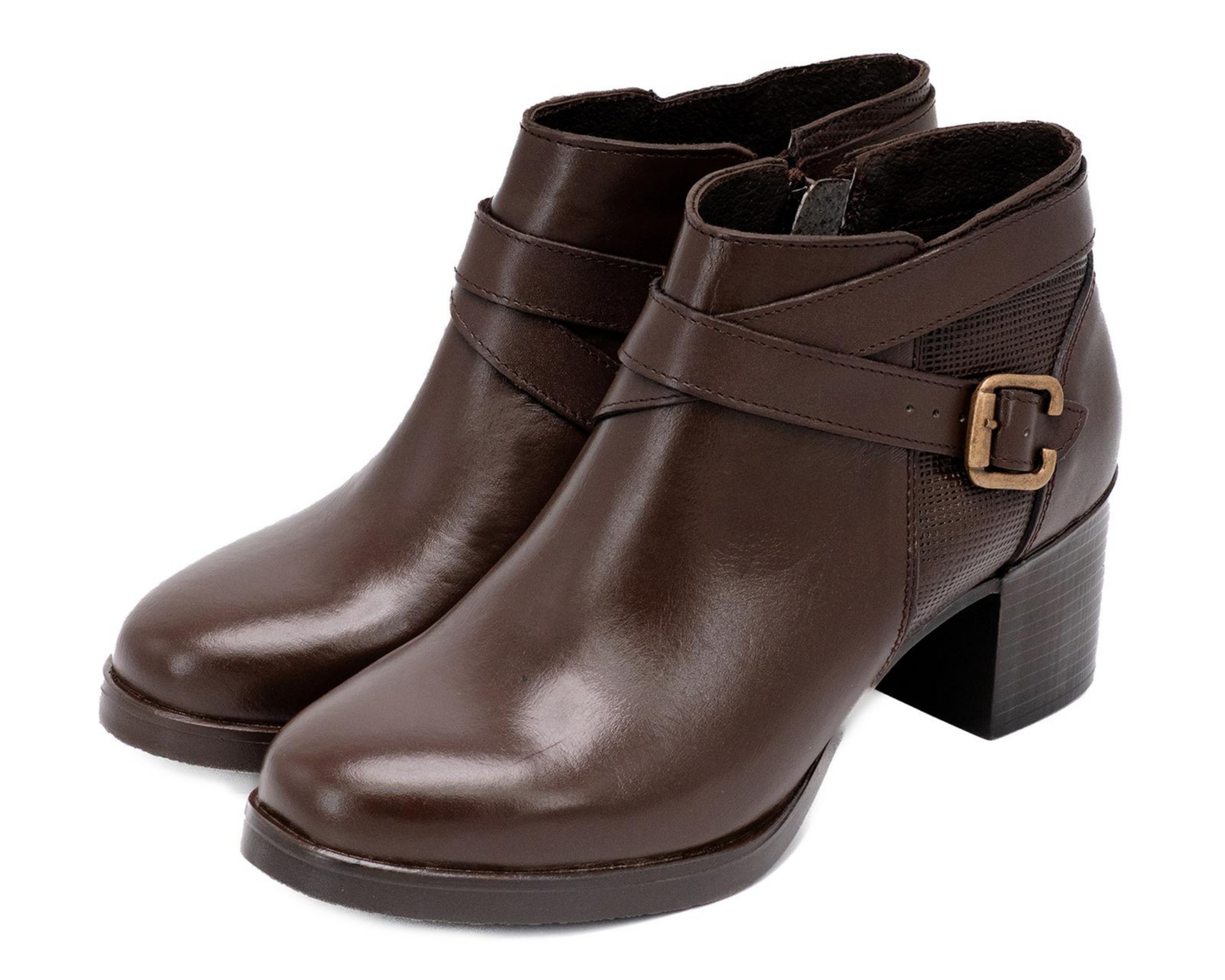 Botas Confort Sensipie de Piel para Mujer