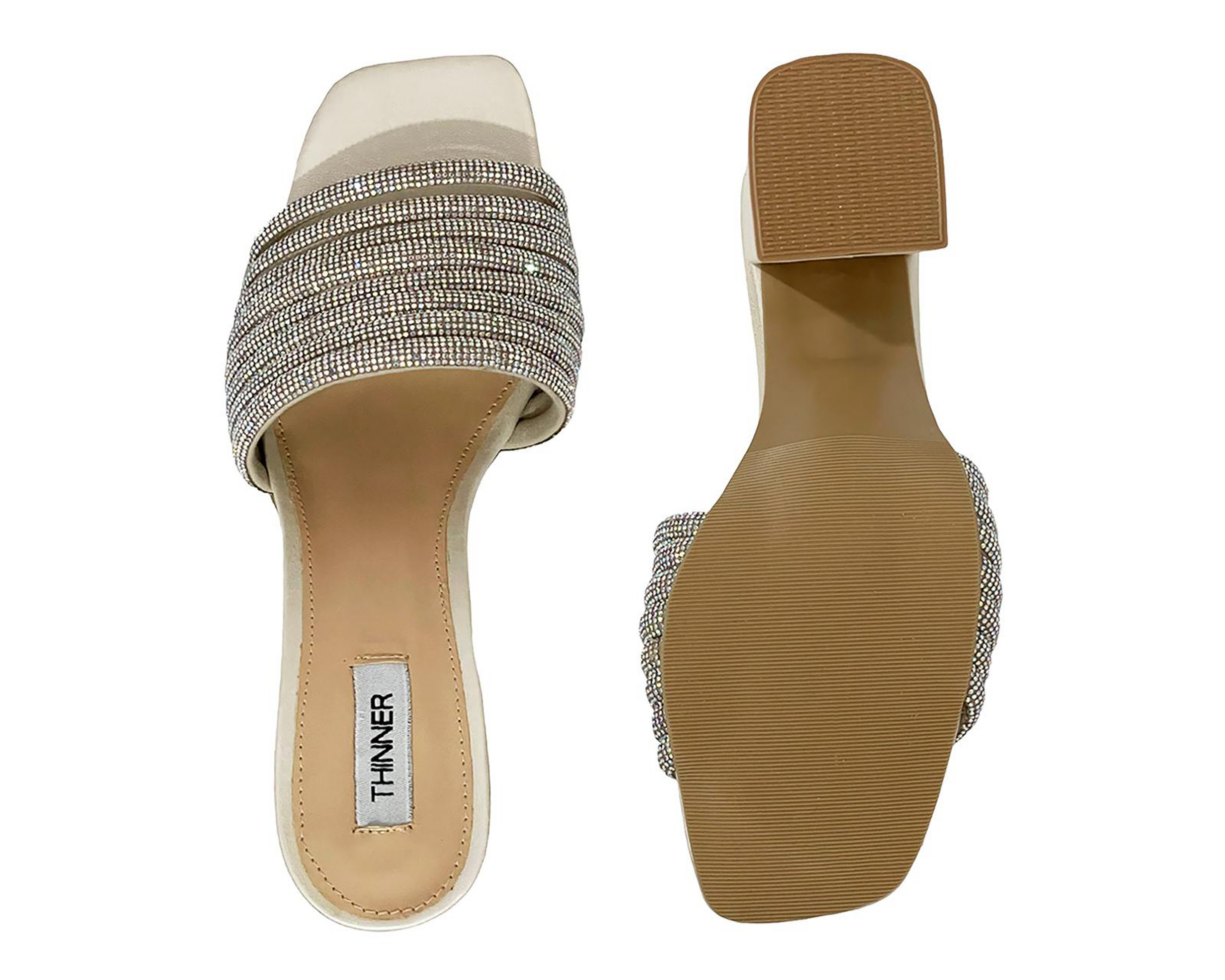 Foto 2 | Sandalias de Tacón Thinner para Mujer