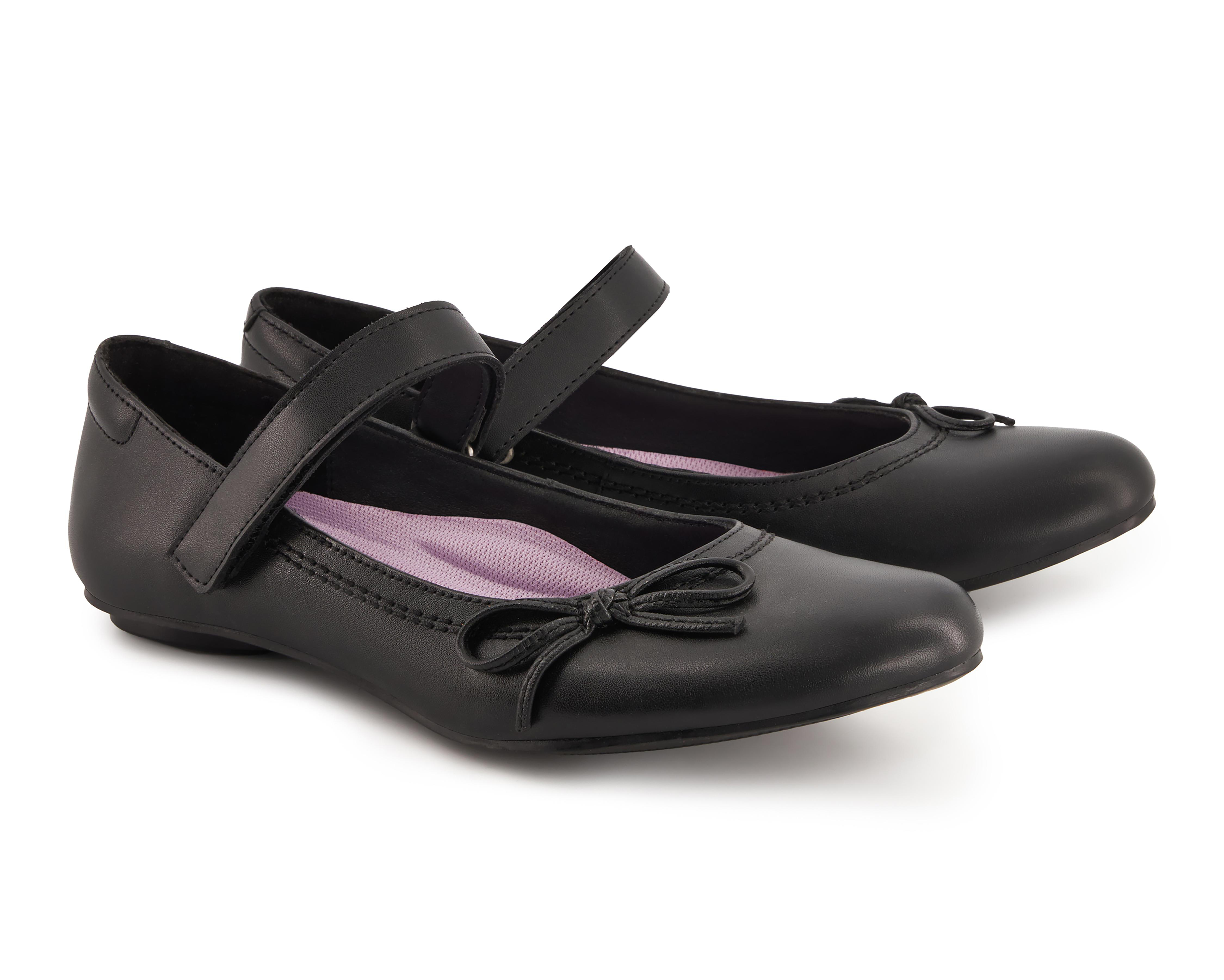 Zapatos Escolares Andrea de Piel para Niña