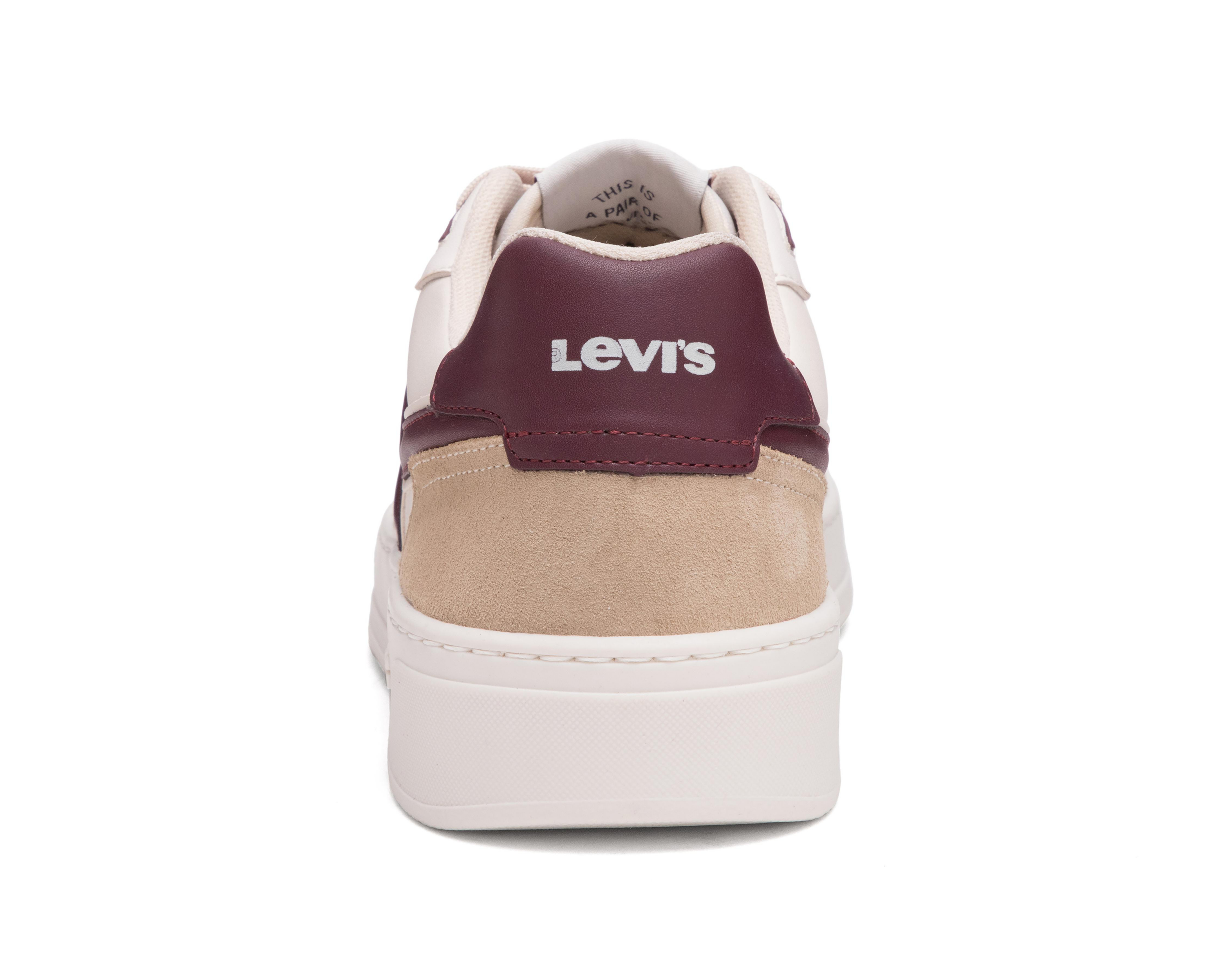 Foto 7 pulgar | Tenis Casuales Levi's de Piel para Hombre