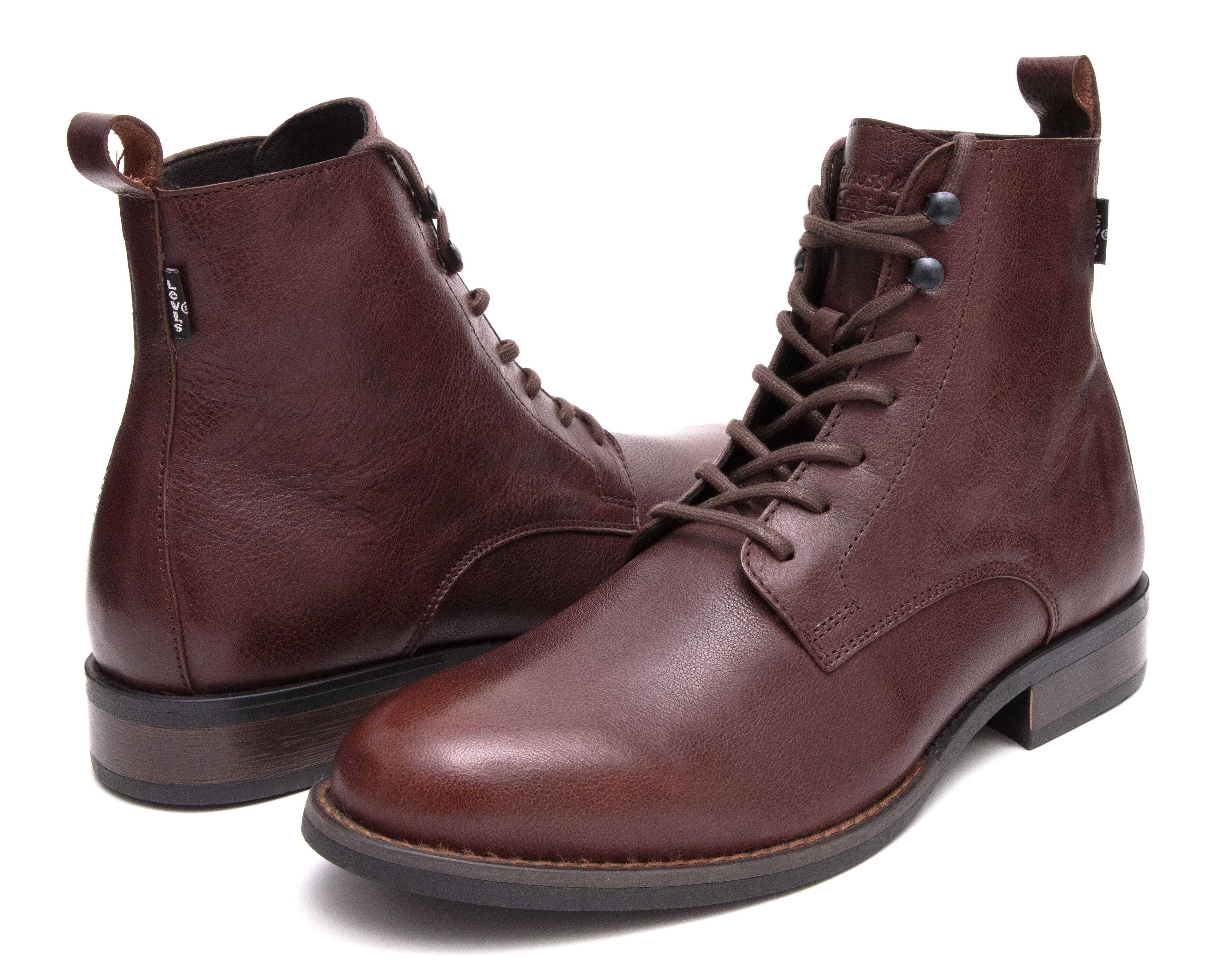 Foto 2 pulgar | Botas Casuales Levi's Gospel de Piel para Hombre