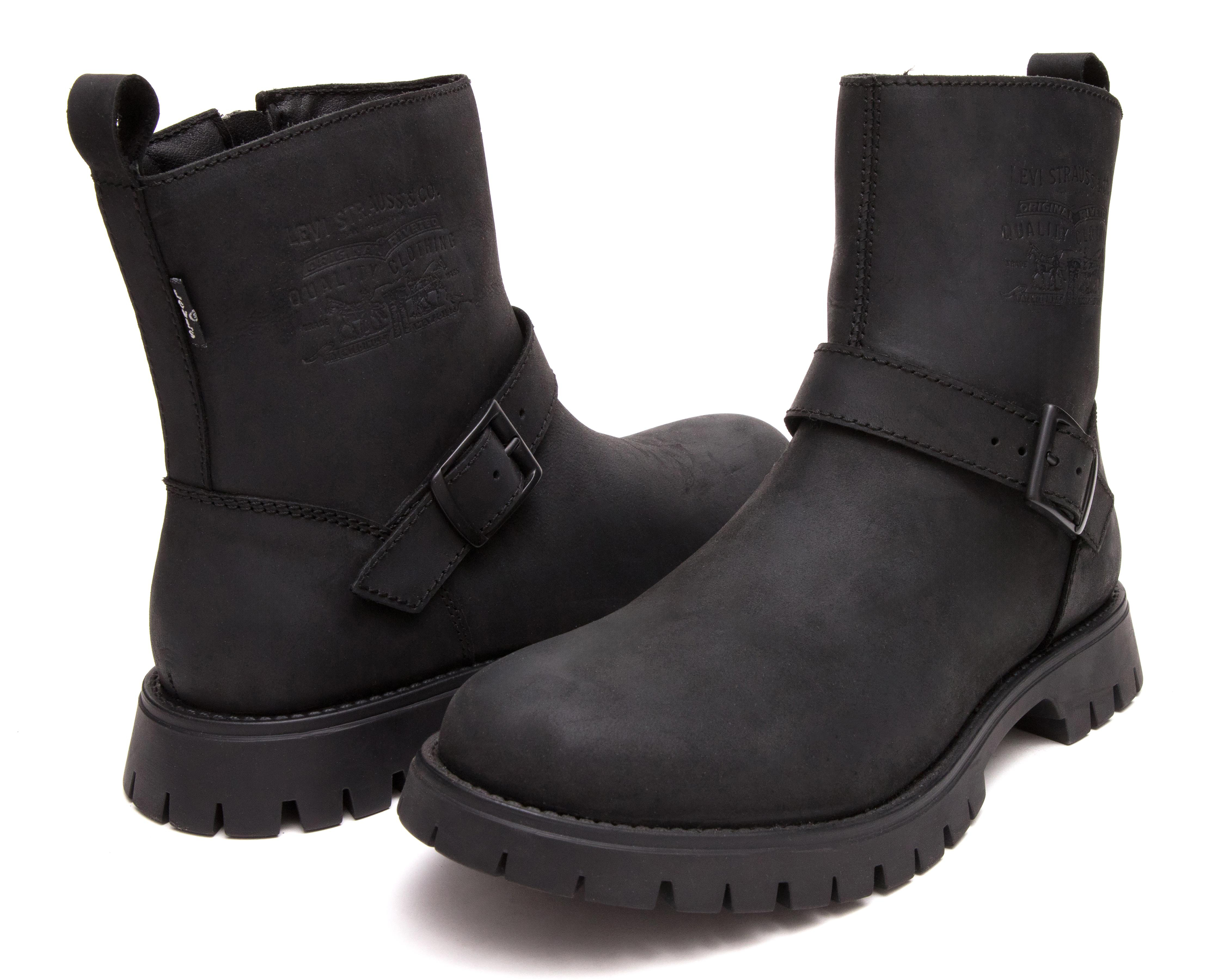 Foto 2 pulgar | Botas Casuales Levi's Walker de Piel para Hombre