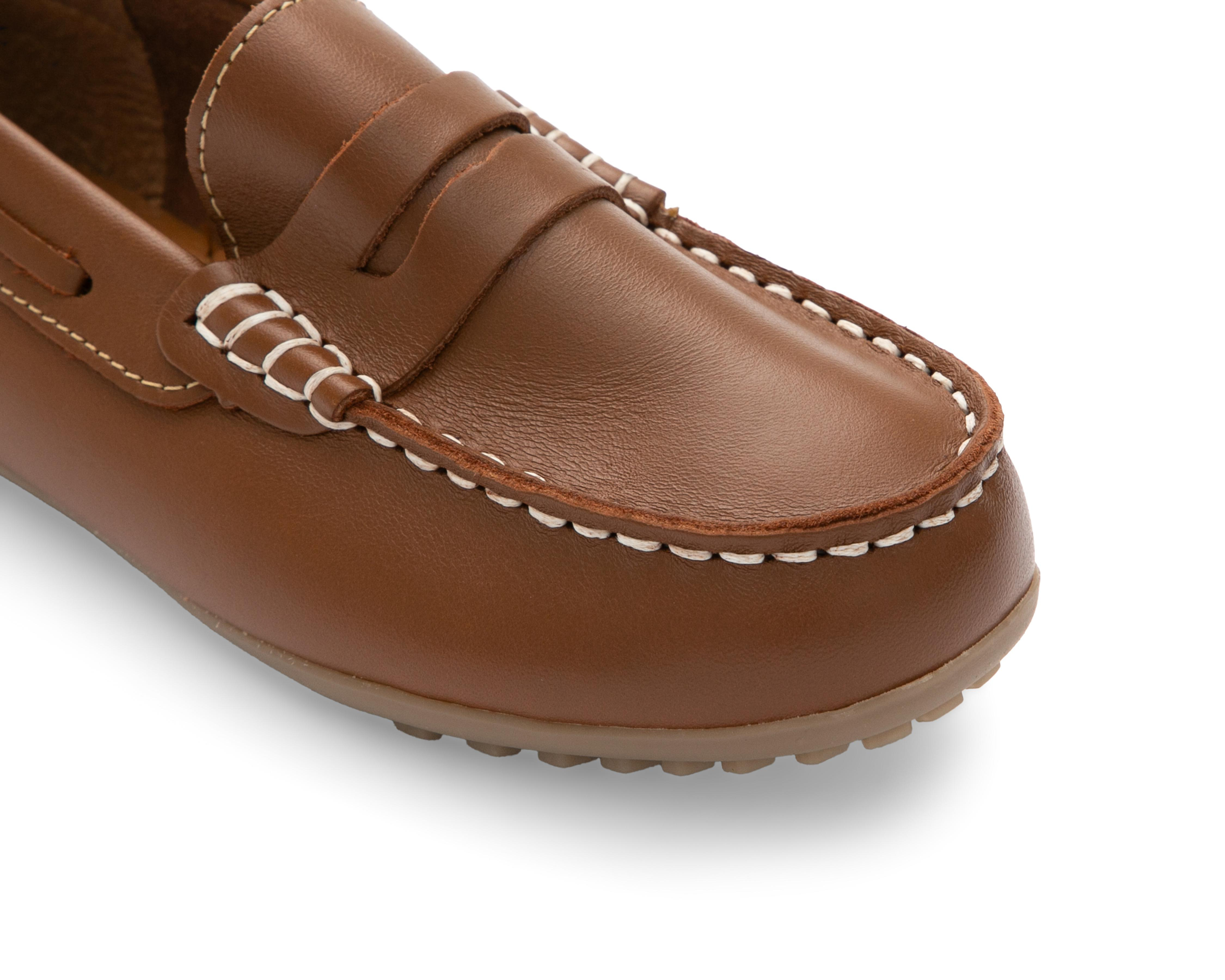 Foto 7 pulgar | Zapatos Casuales Audaz de Piel para Niño