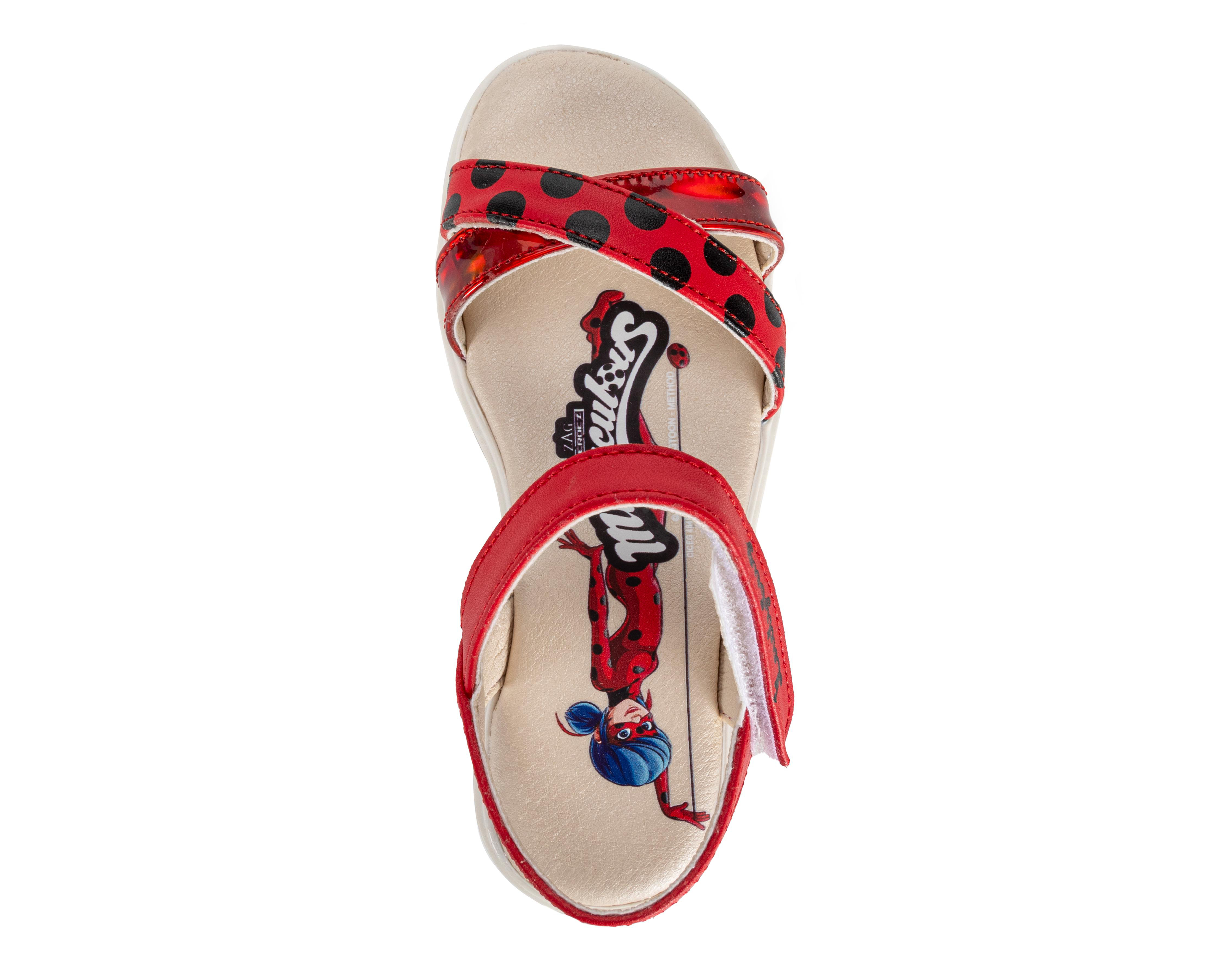 Foto 6 pulgar | Sandalias Casuales Ladybug para Niña