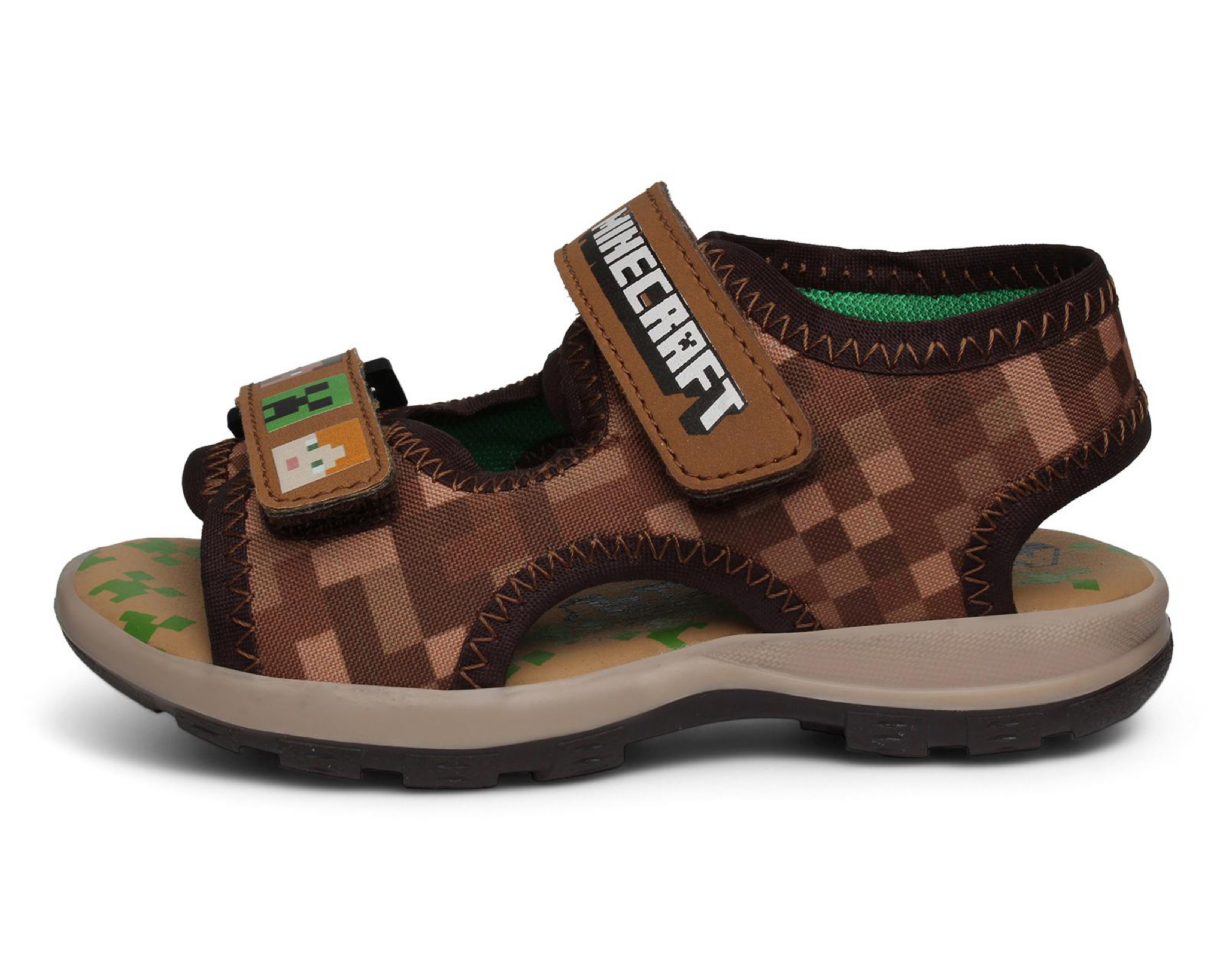 Foto 8 pulgar | Sandalias Minecraft para Niño