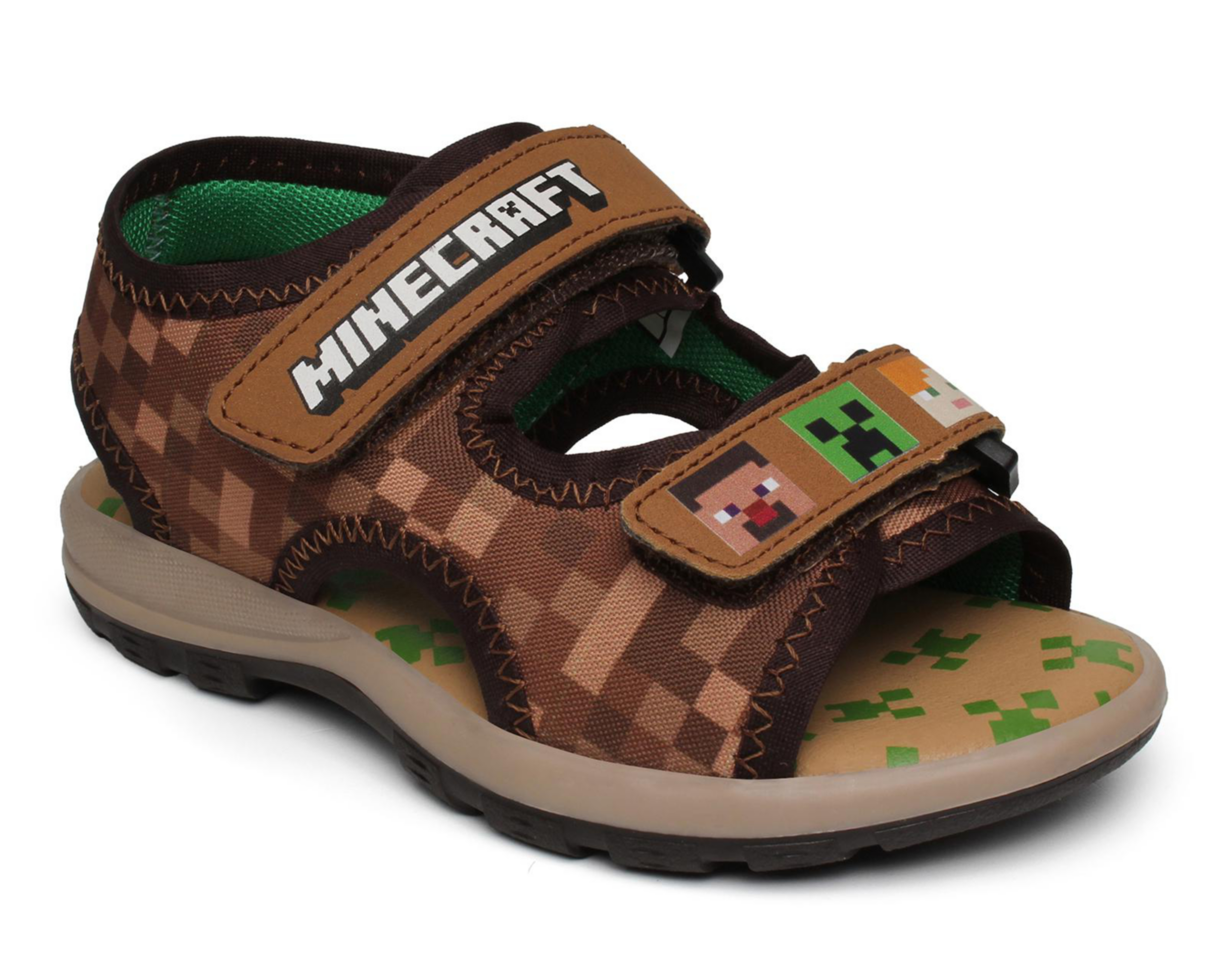 Foto 9 pulgar | Sandalias Minecraft para Niño