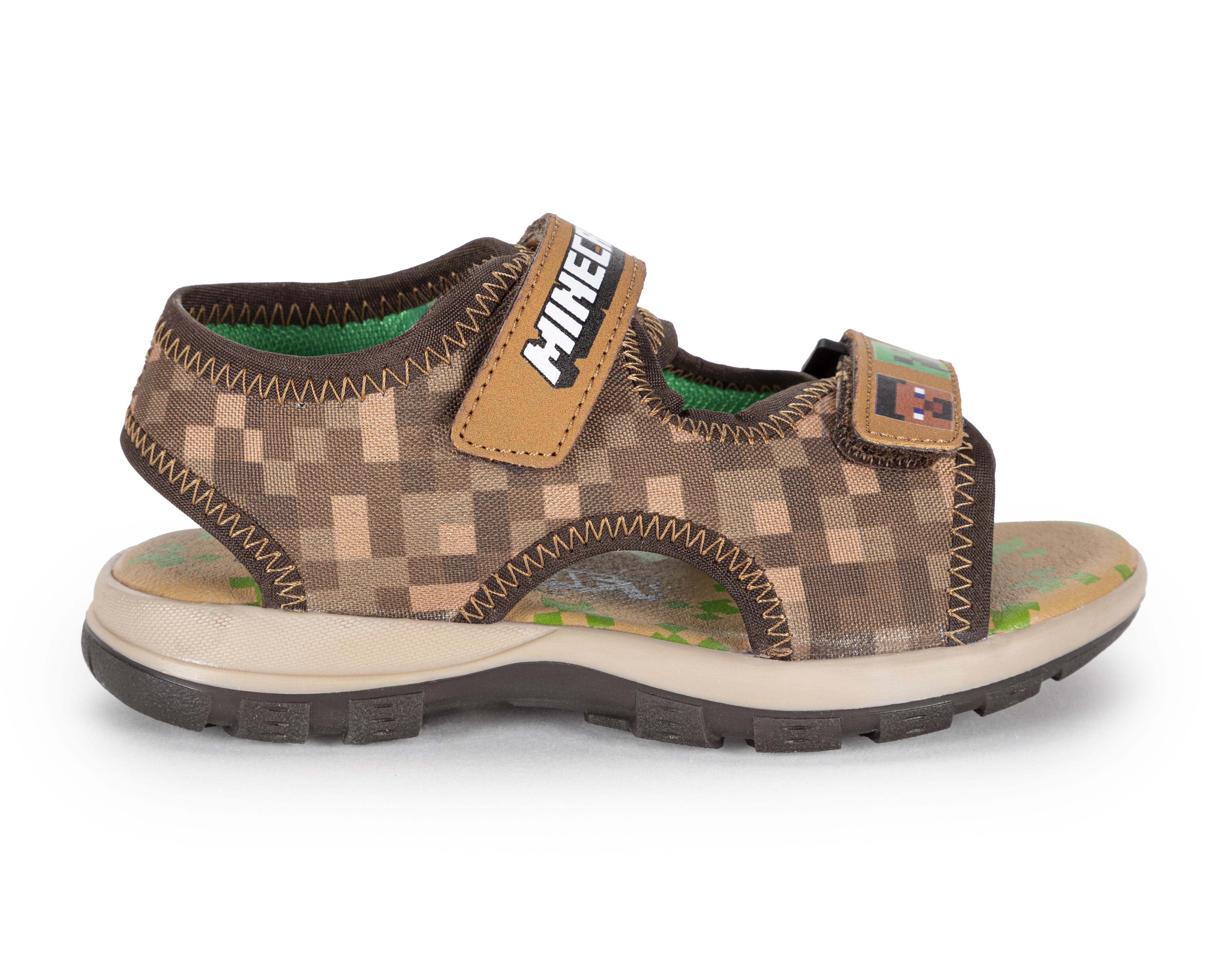 Foto 3 pulgar | Sandalias Minecraft para Niño