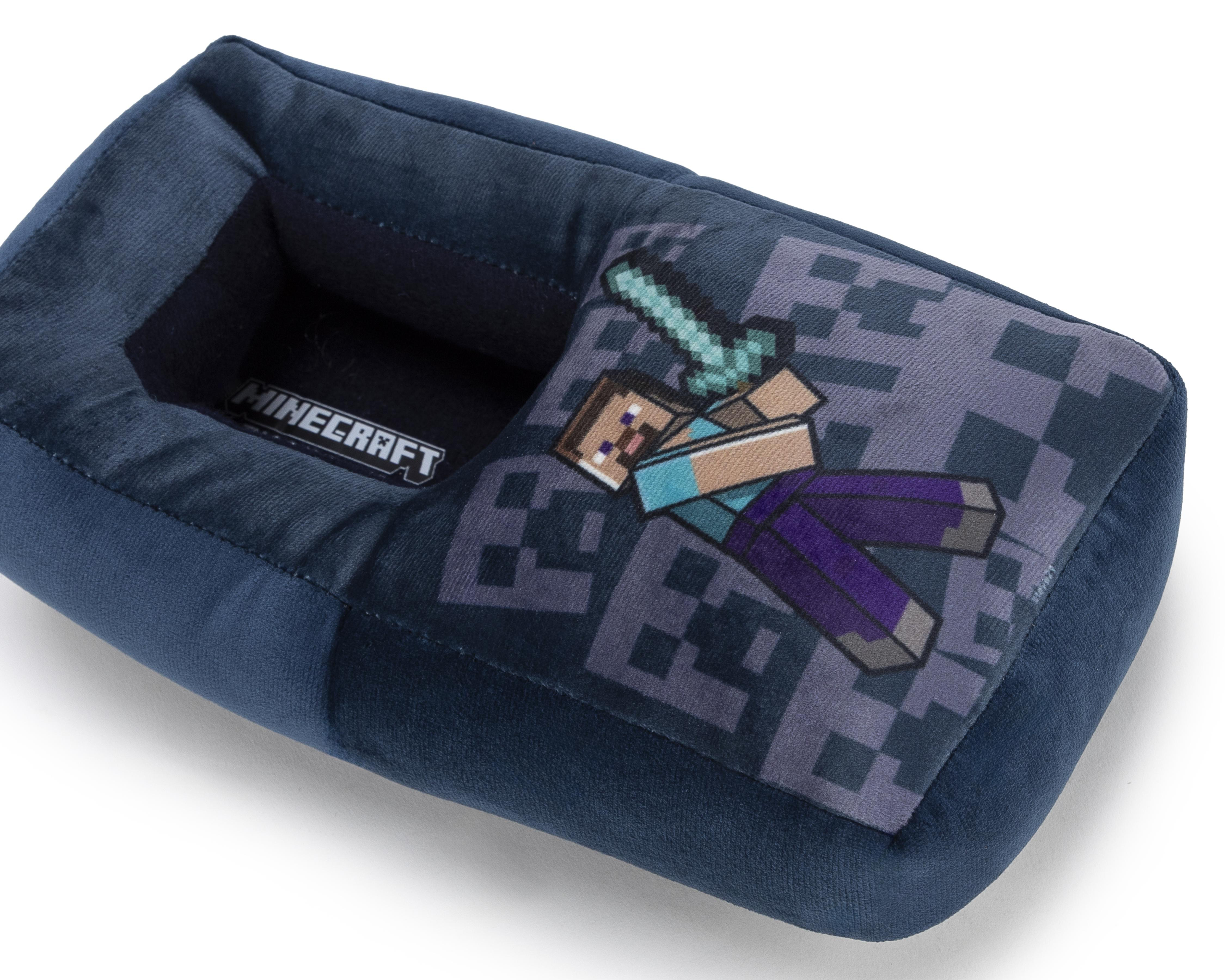 Foto 7 pulgar | Pantuflas para Niño Minecraft
