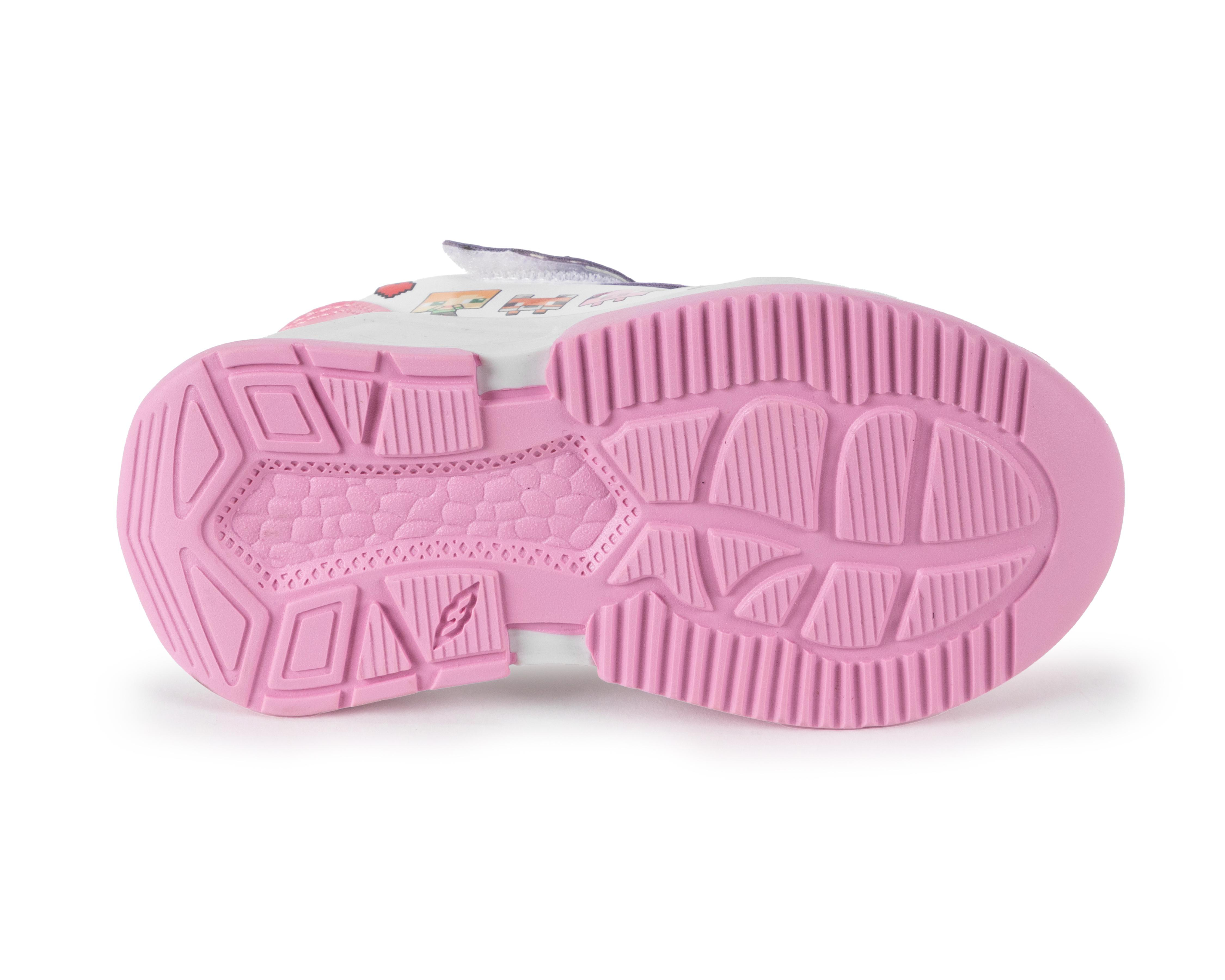 Foto 5 pulgar | Tenis de Moda Minecraft para Niña