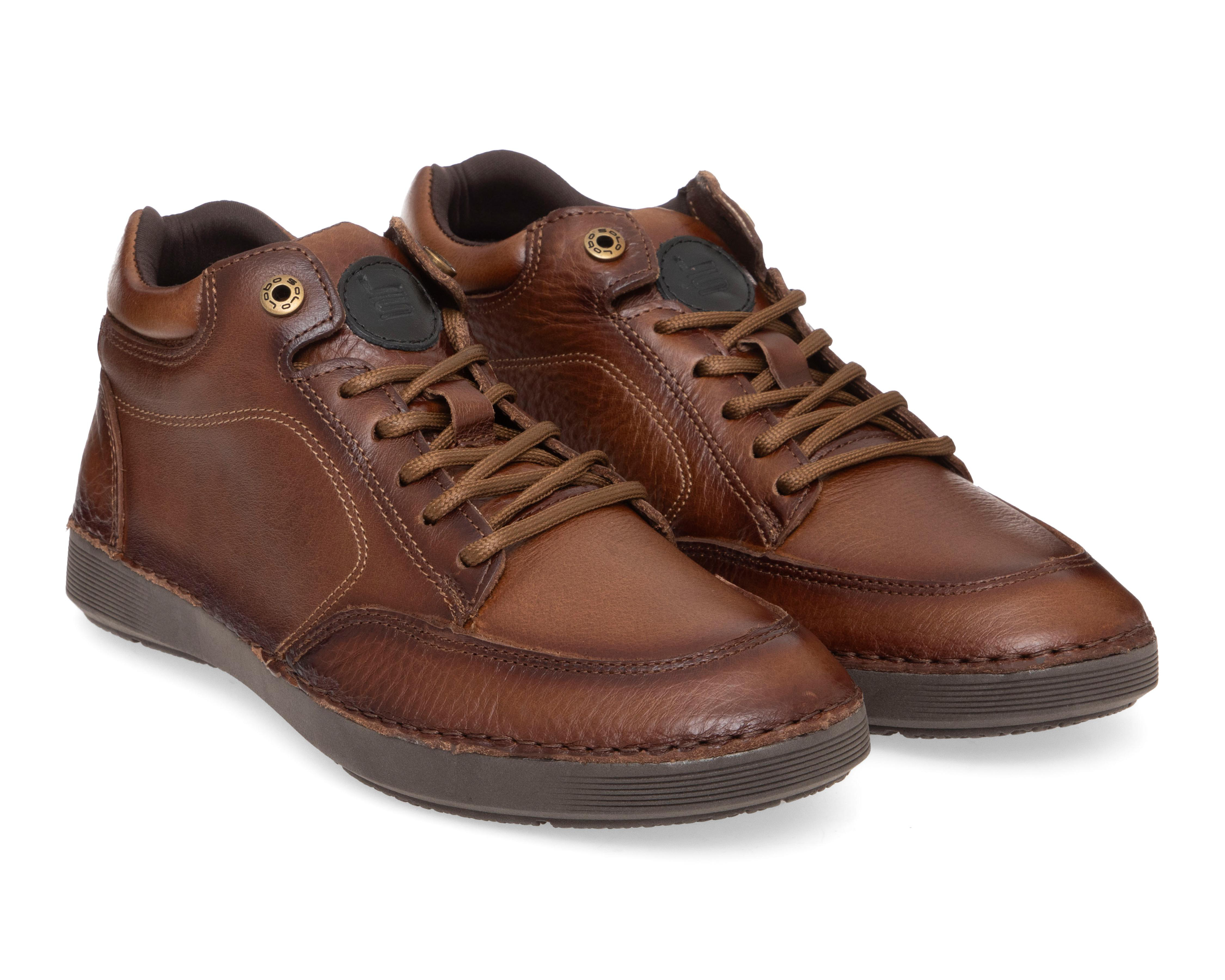 Foto 1 | Botines Confort Lobo Solo Iker de Piel para Hombre