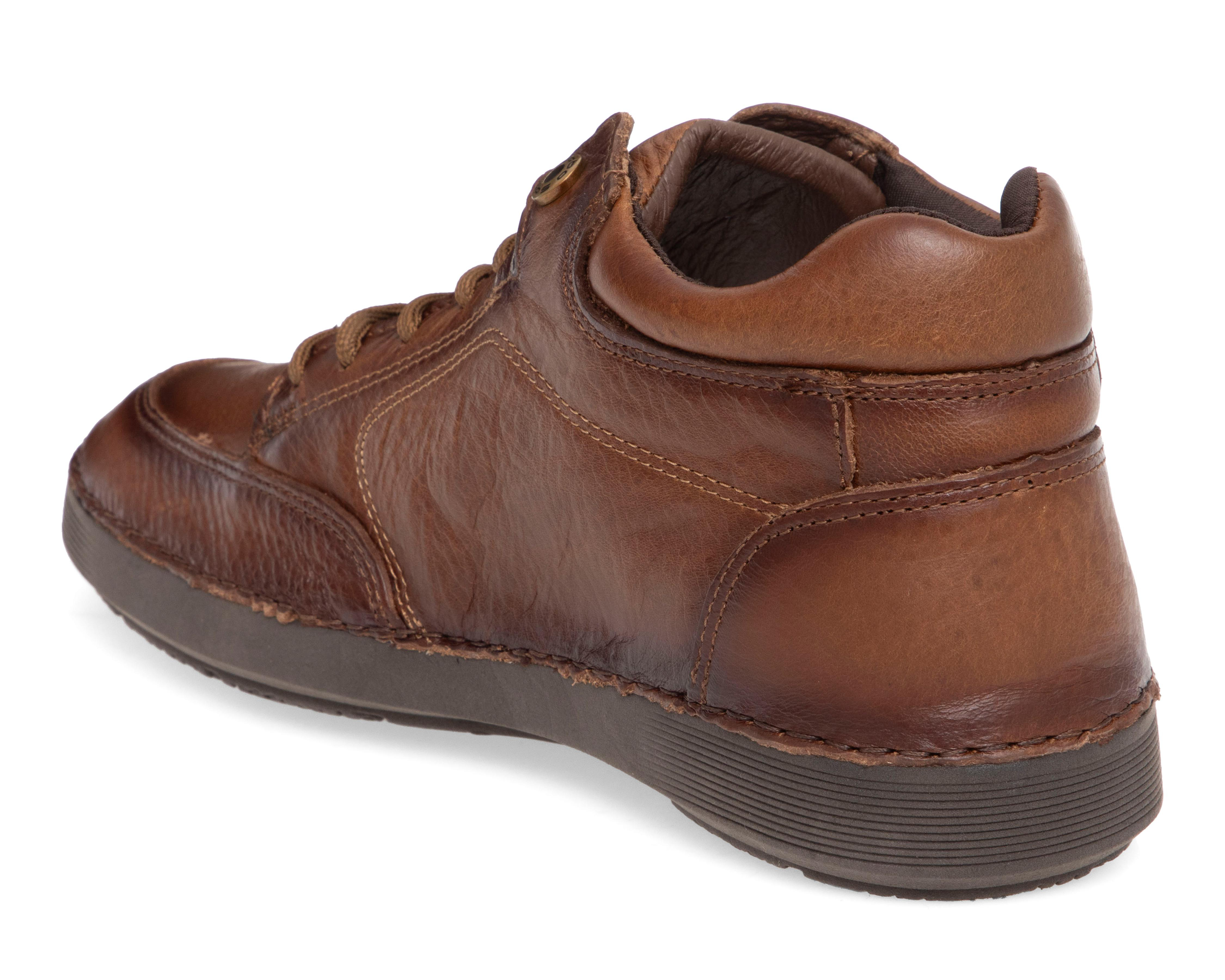 Foto 4 pulgar | Botines Confort Lobo Solo Iker de Piel para Hombre