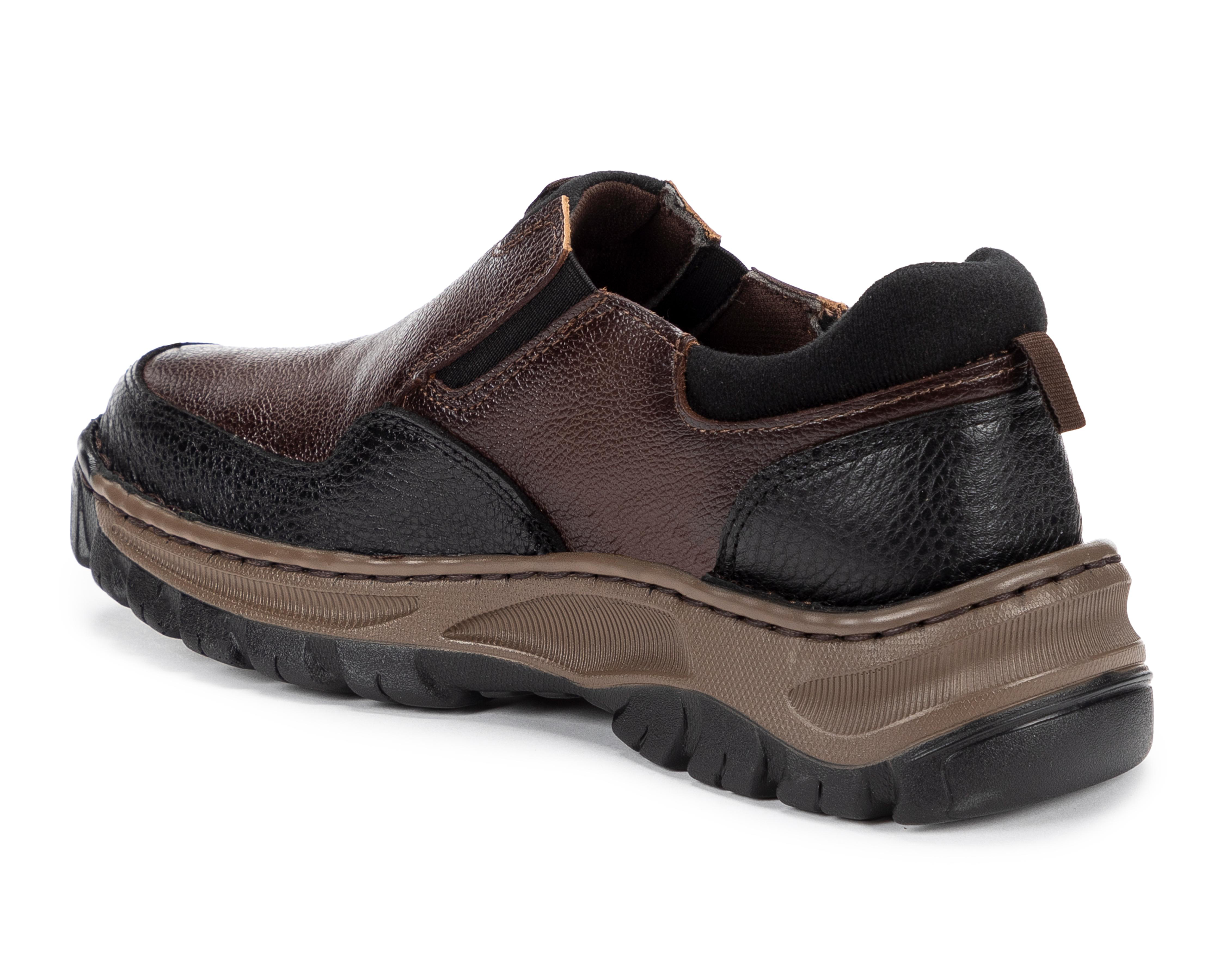 Foto 4 pulgar | Zapatos Confort Lobo Solo de Piel para Hombre