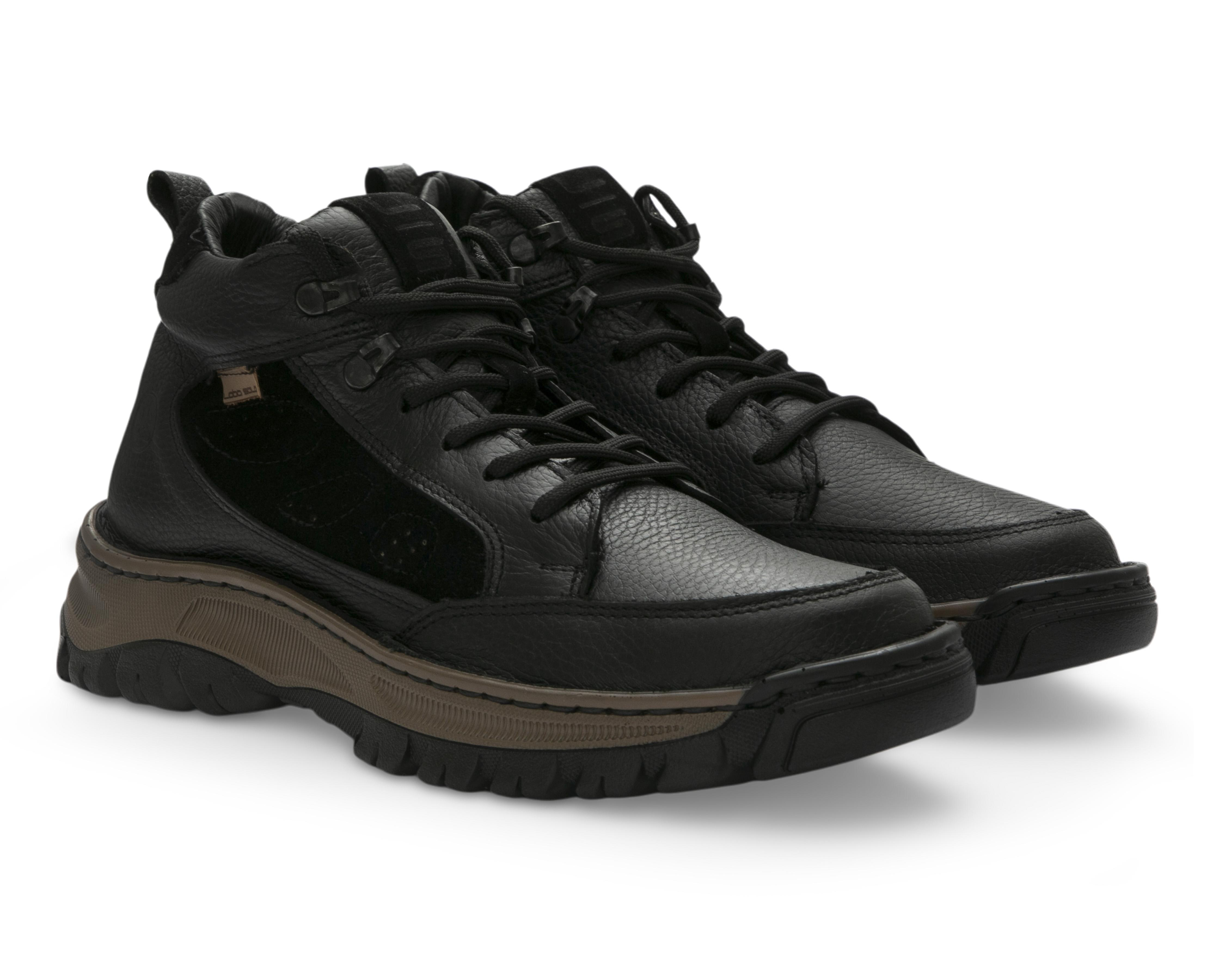 Foto 1 | Botas Confort Lobo Solo de Piel para Hombre