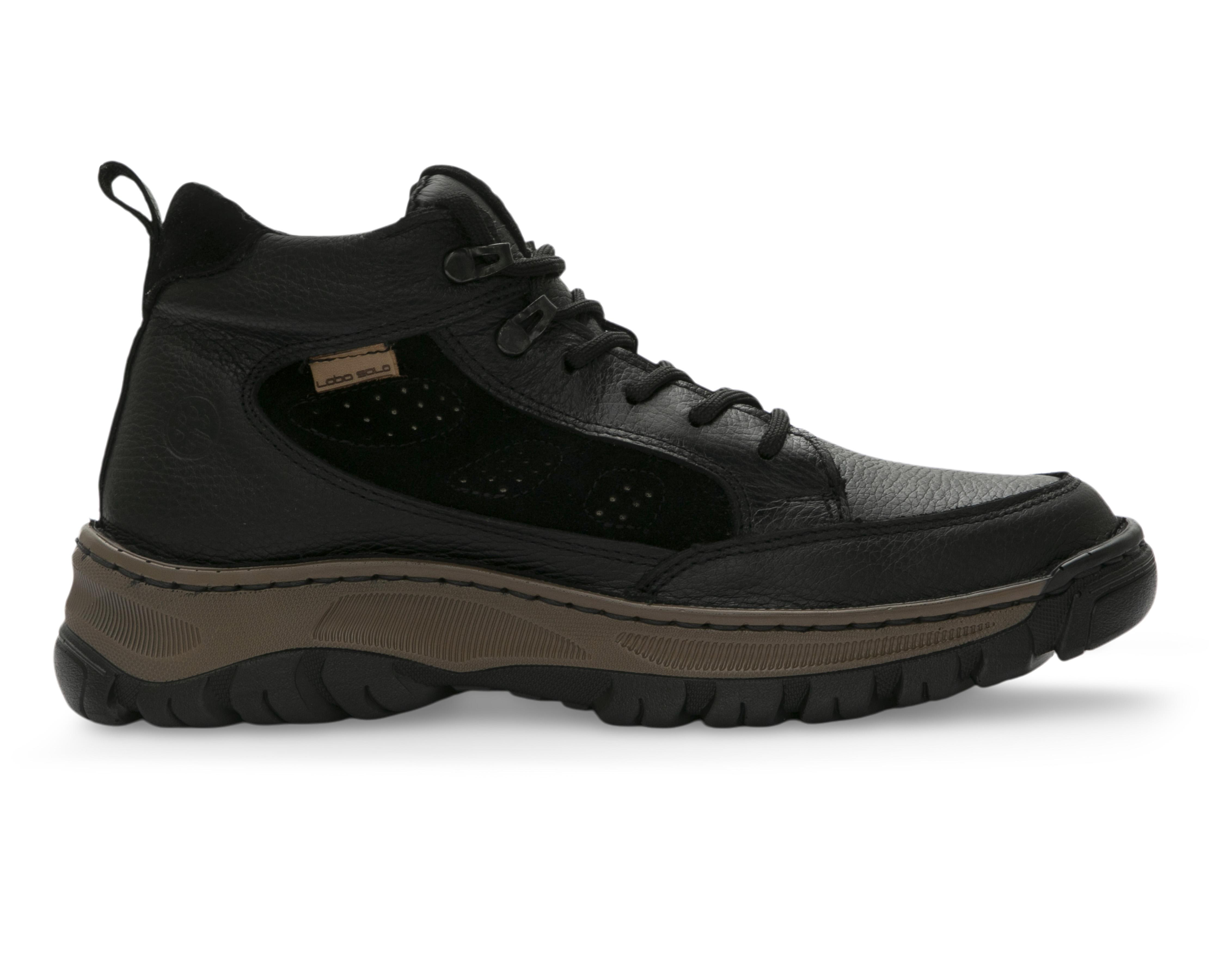 Foto 3 pulgar | Botas Confort Lobo Solo de Piel para Hombre