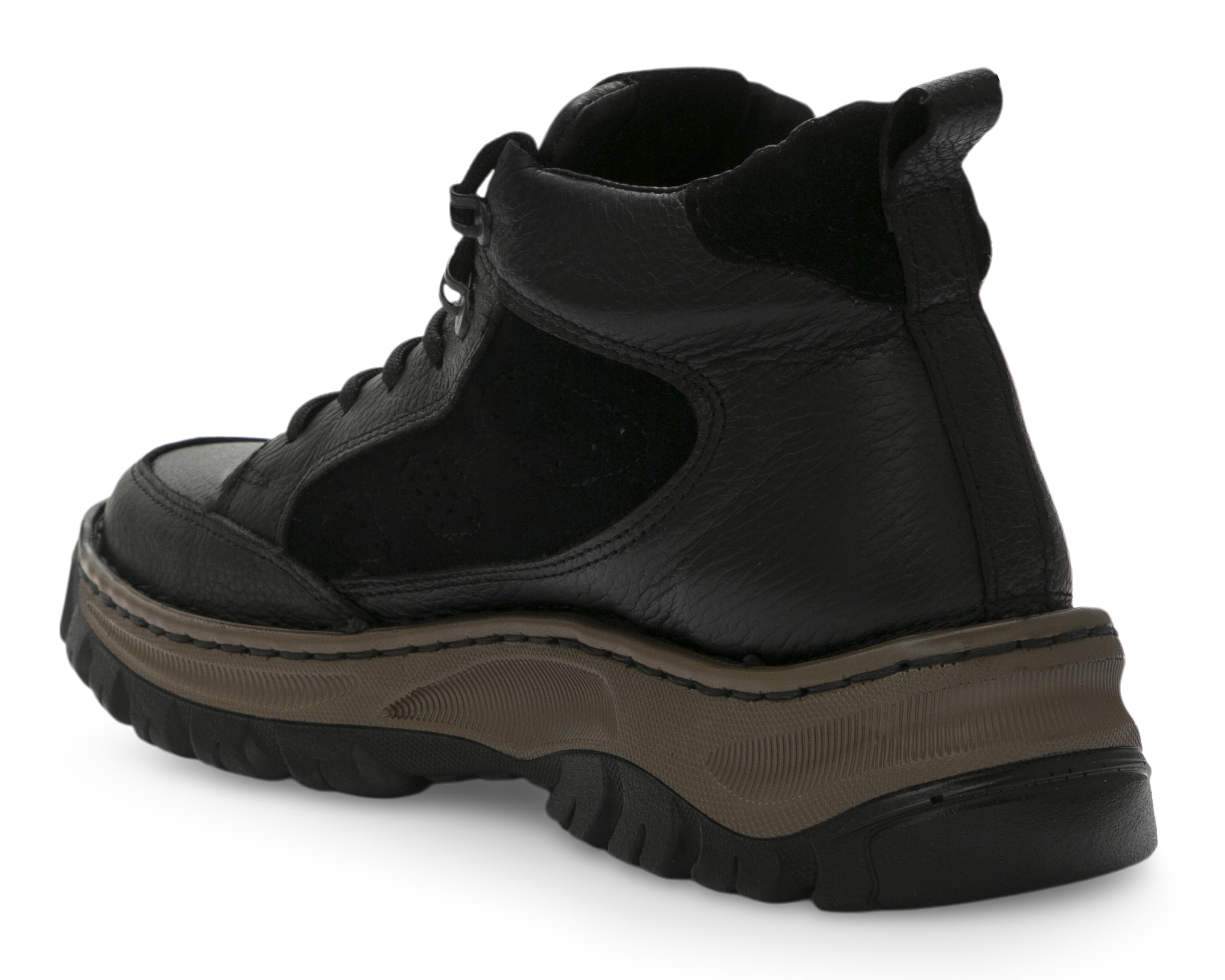 Foto 4 pulgar | Botas Confort Lobo Solo de Piel para Hombre