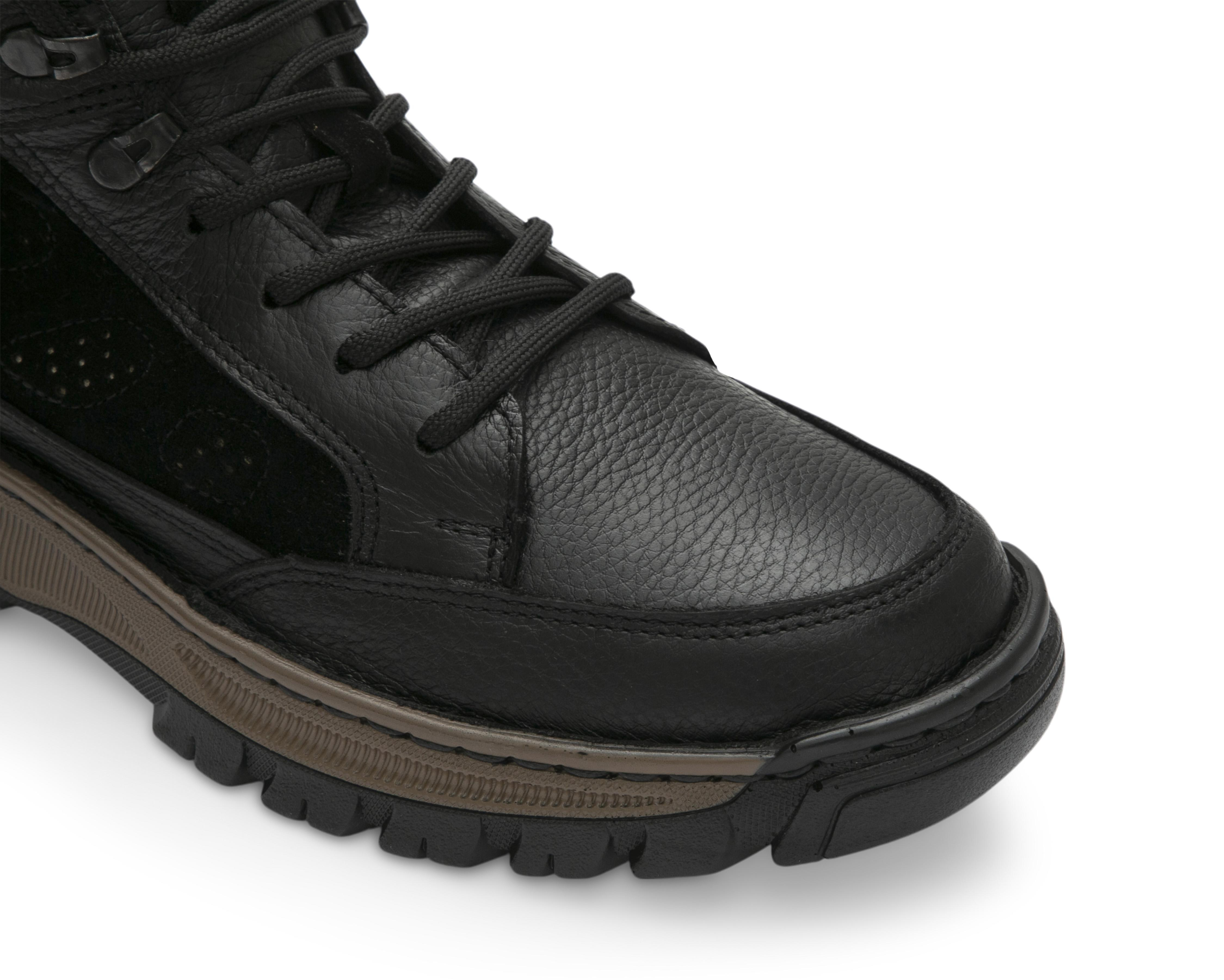 Foto 7 pulgar | Botas Confort Lobo Solo de Piel para Hombre