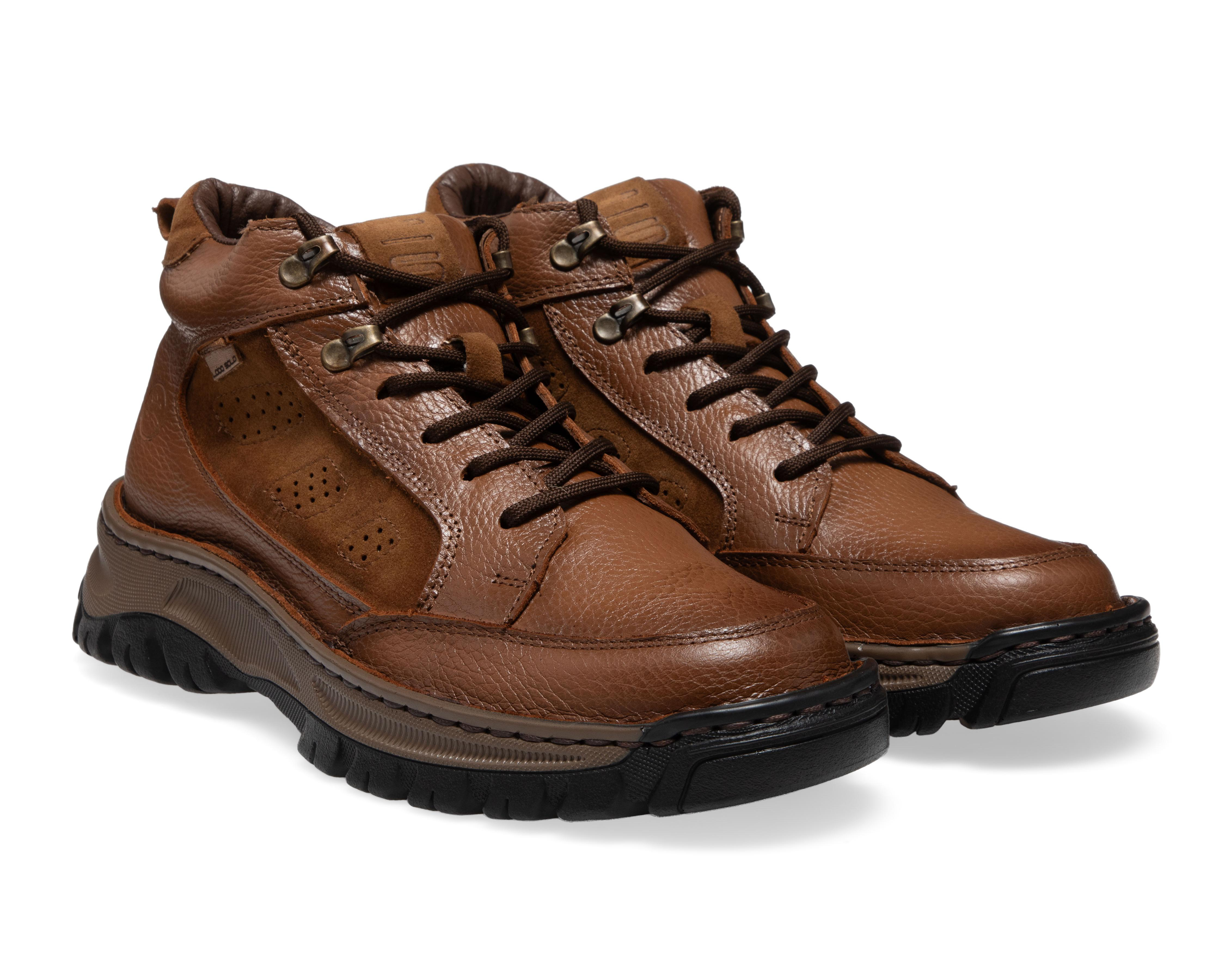 Foto 2 pulgar | Botas Confort Lobo Solo de Piel para Hombre