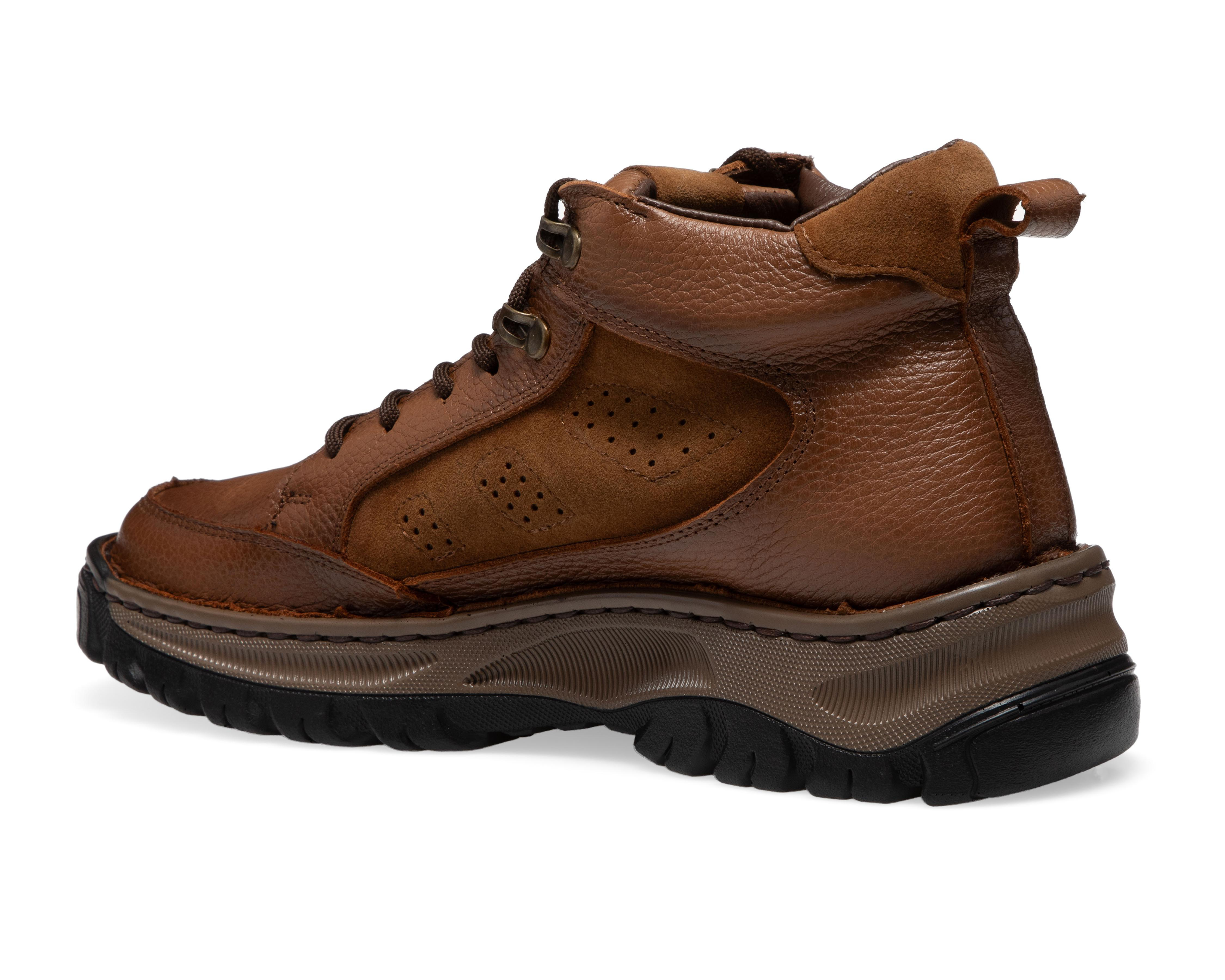 Foto 4 pulgar | Botas Confort Lobo Solo de Piel para Hombre