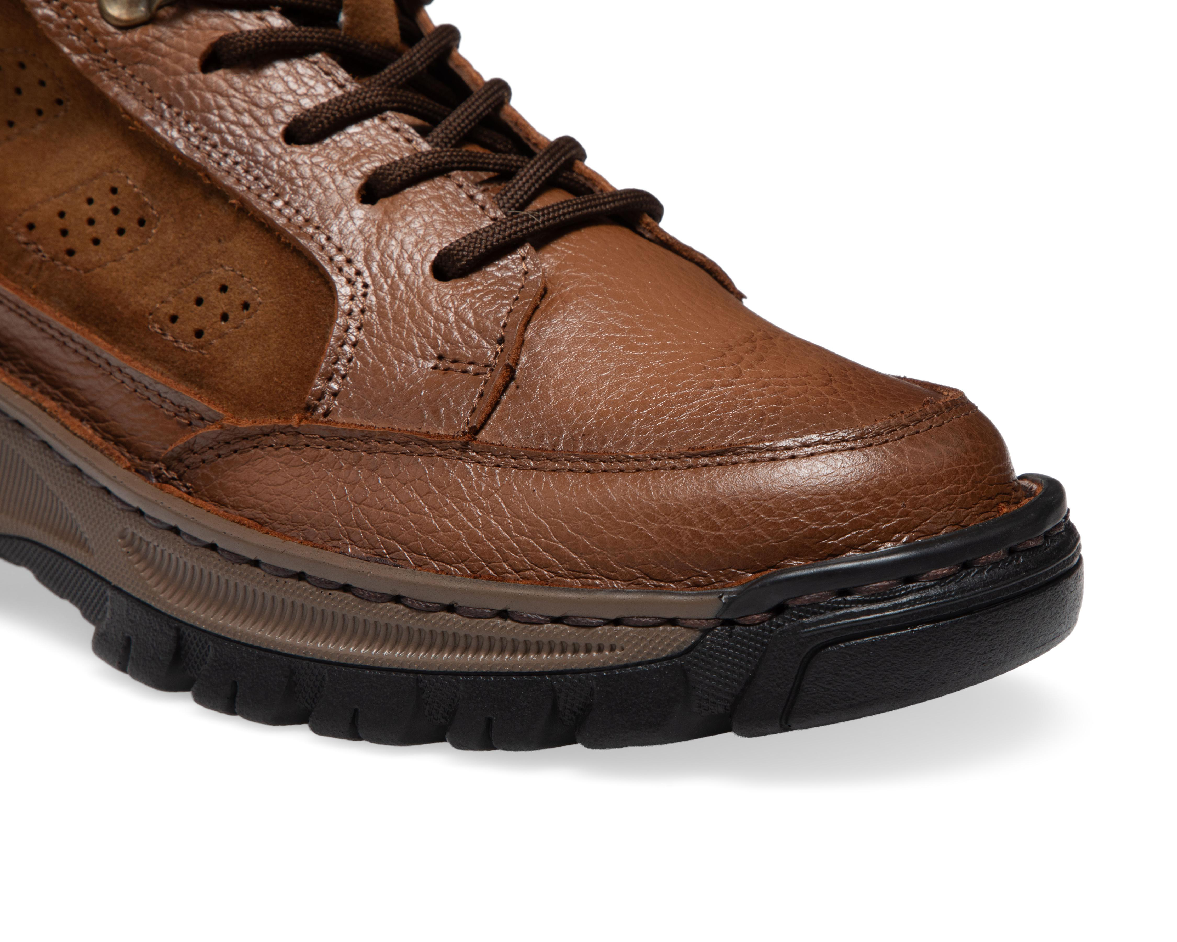Foto 7 pulgar | Botas Confort Lobo Solo de Piel para Hombre